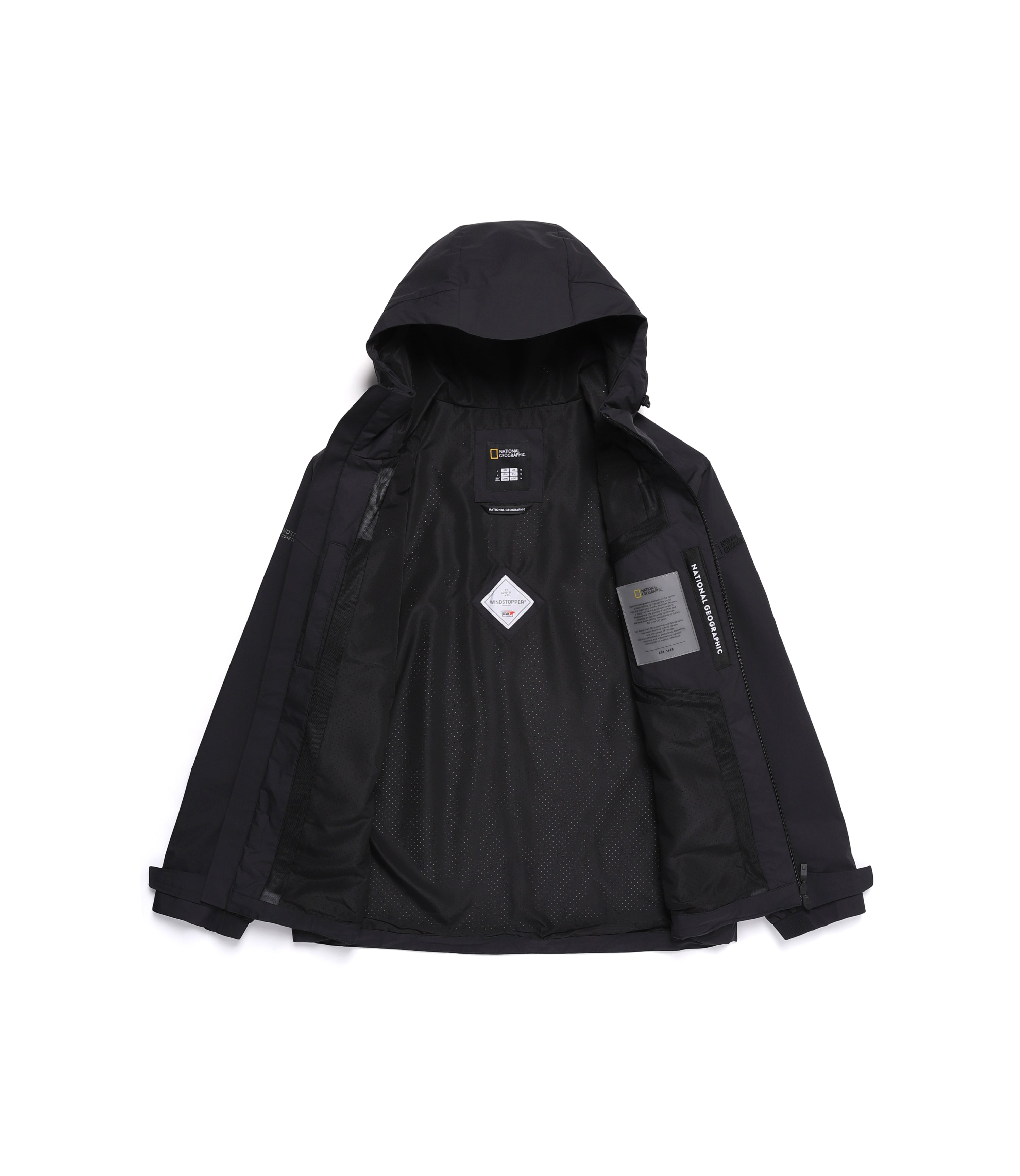 Men's ATLAS Windstopper By Gore-Tex Labs 2L Jacket<br>CARBON BLACK