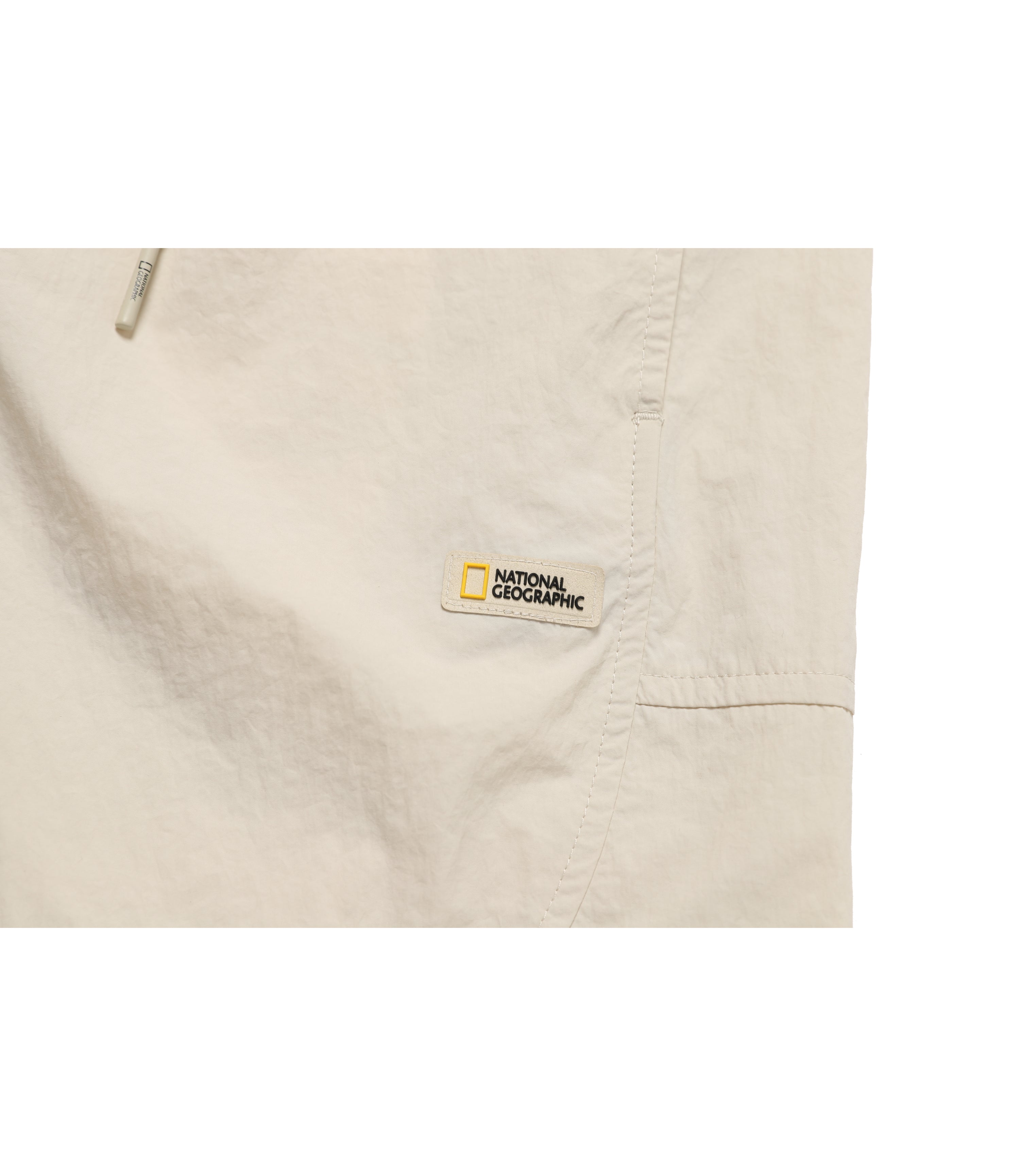 Women's BEARY Woven Short Pants<br>CRYSTAL BEIGE