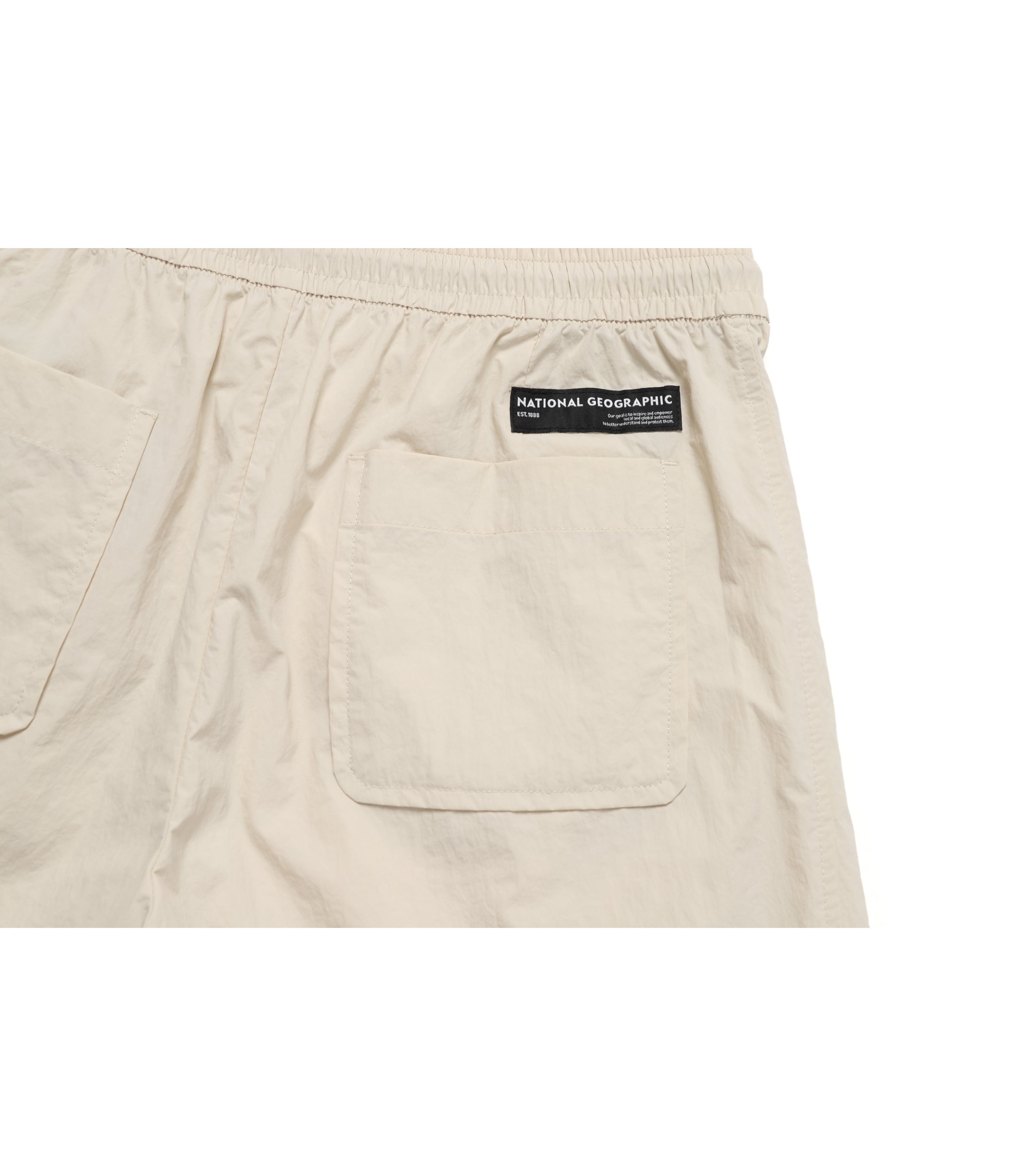 Women's BEARY Woven Short Pants<br>CRYSTAL BEIGE
