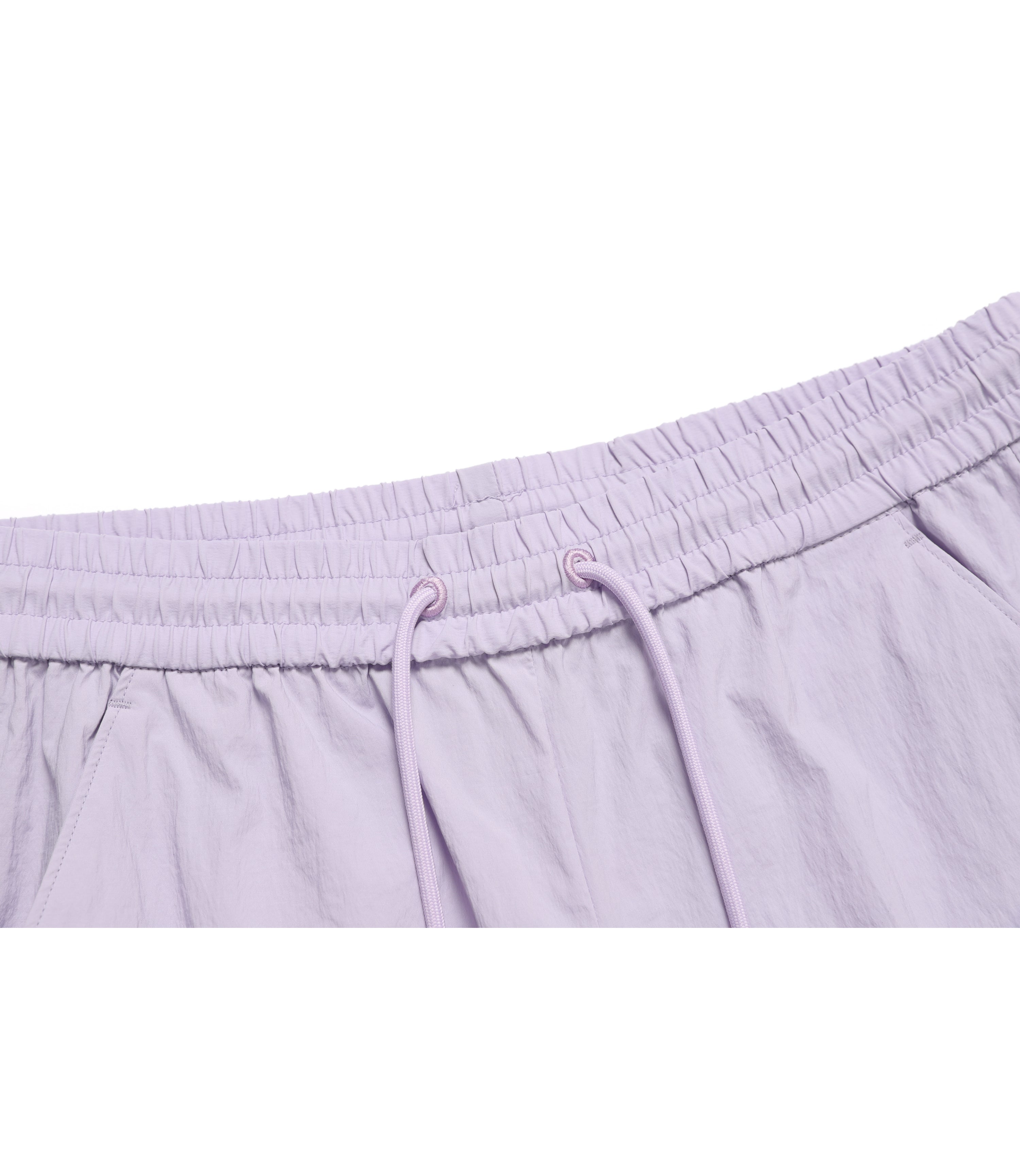 Women's CYGNUS Woven Stretch Cargo Pocket Short Pants<br>LAVENDER