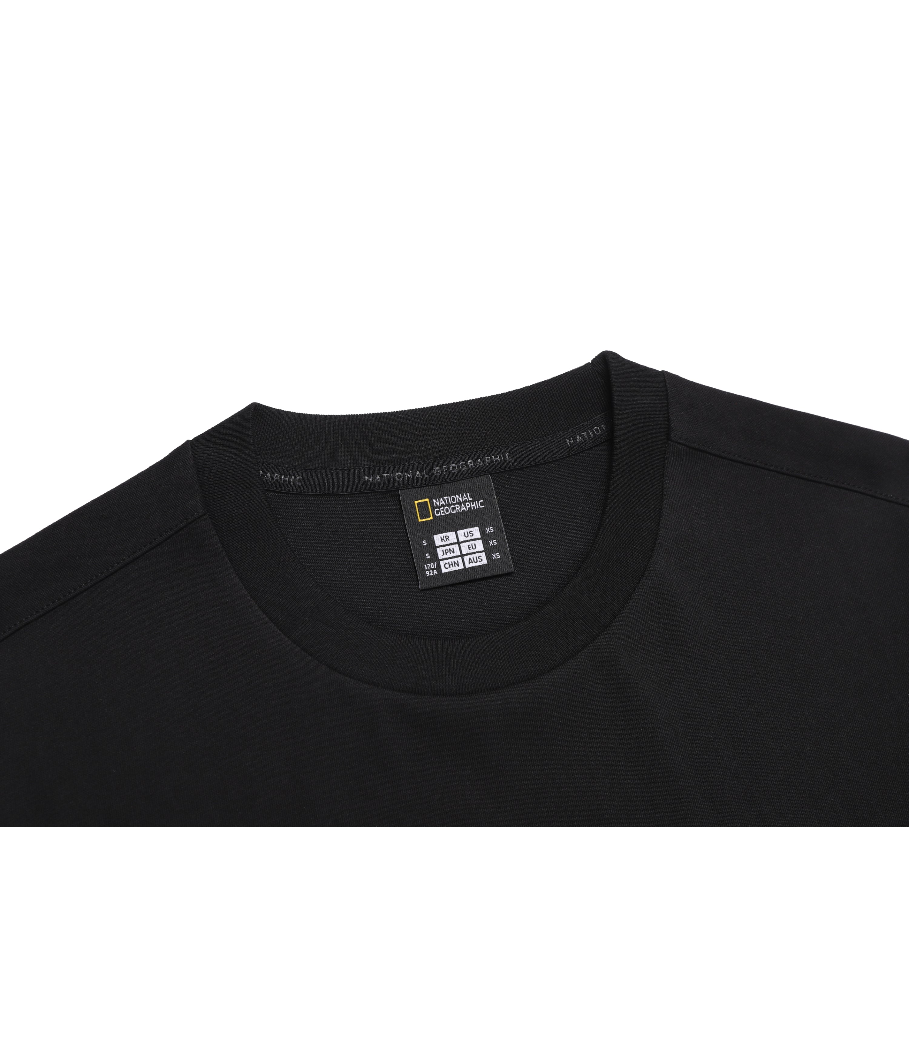 Unisex RATEL Regen Animal Big Graphic Short Sleeve Tee<br>BLACK