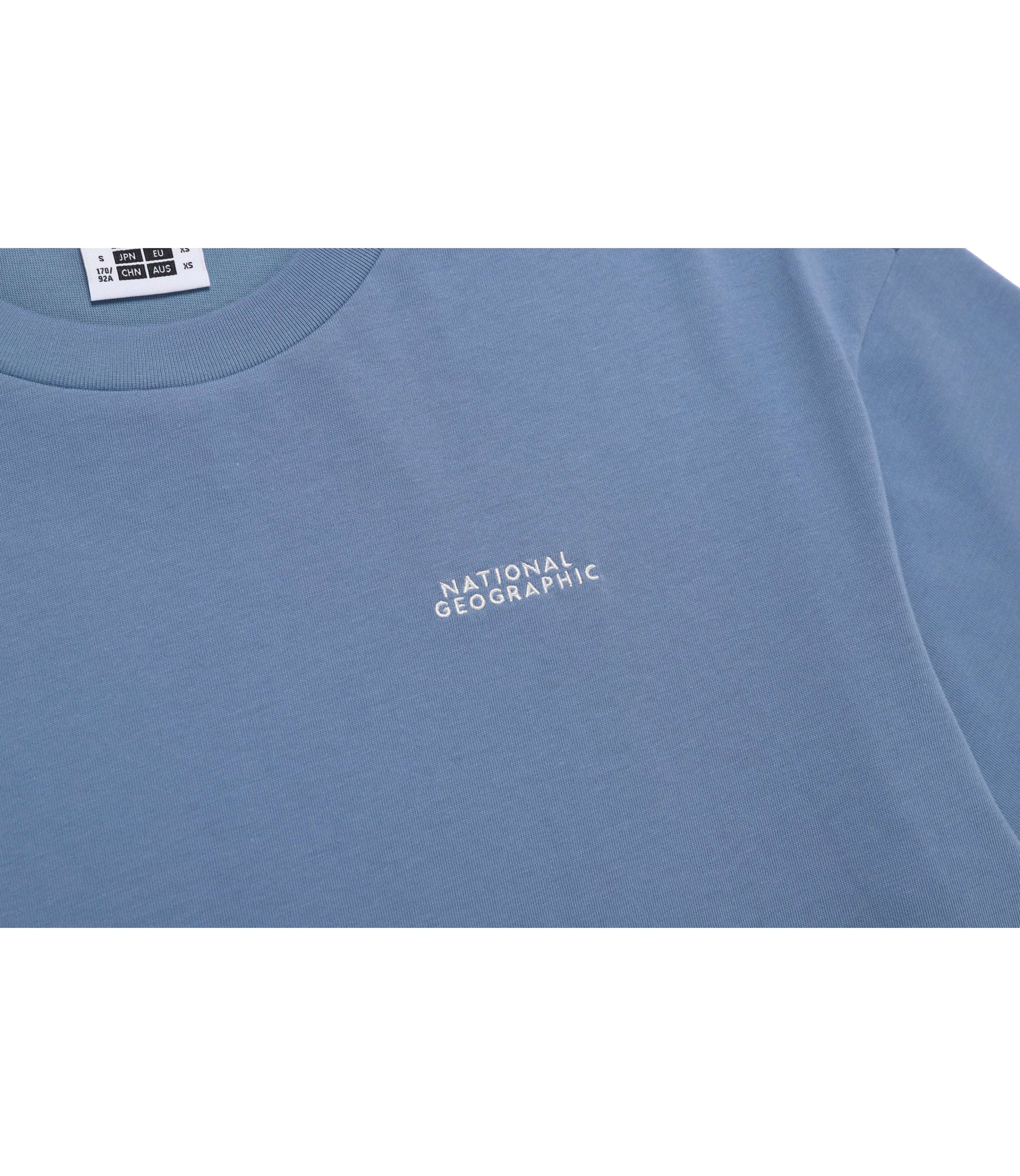 Unisex RATEL Regen Animal Big Graphic Short Sleeve Tee<br>MIDDLE BLUE