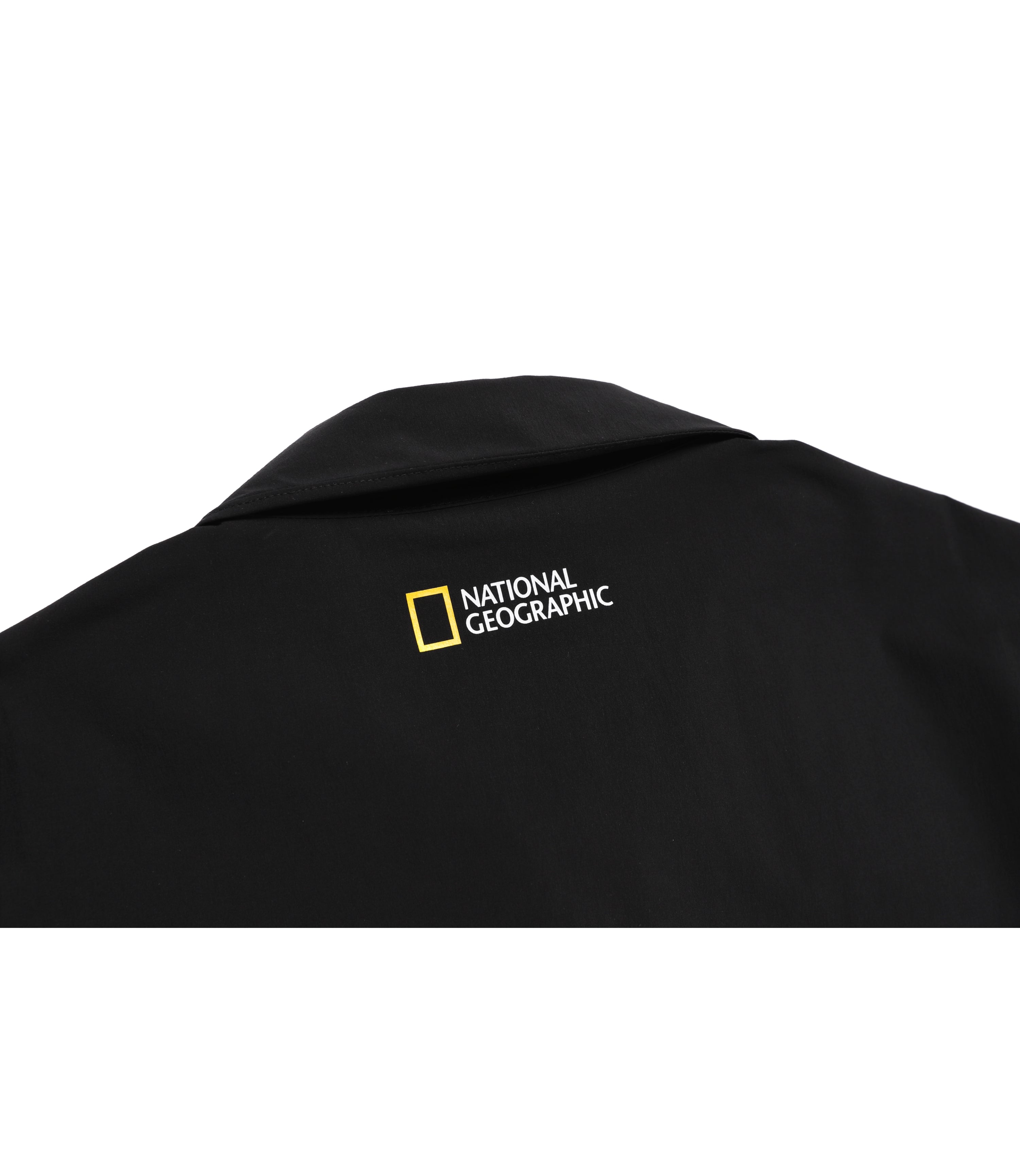 Women's ADELIE Lightweight Woven Stretch Collar Dress<br>CARBON BLACK