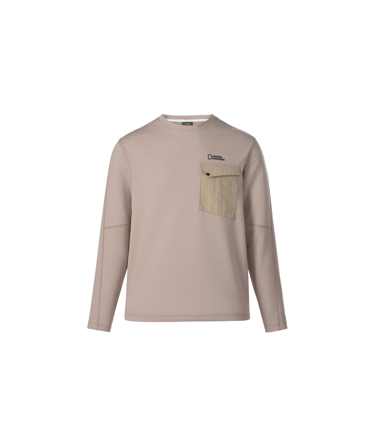 Men's NRN Delta Peak Base Layer Long Sleeve Tee<br>MOURNING BEIGE