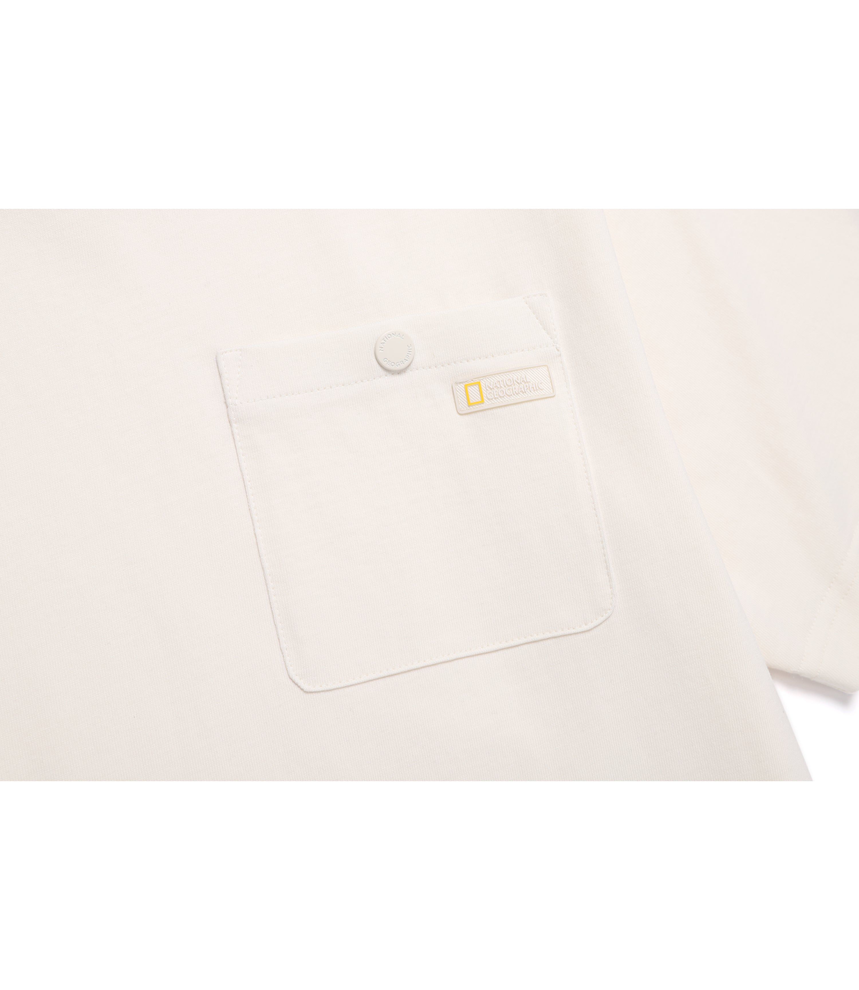 Unisex 16's Cotton Semi-Over Fit Short Sleeve Tee<br>IVORY