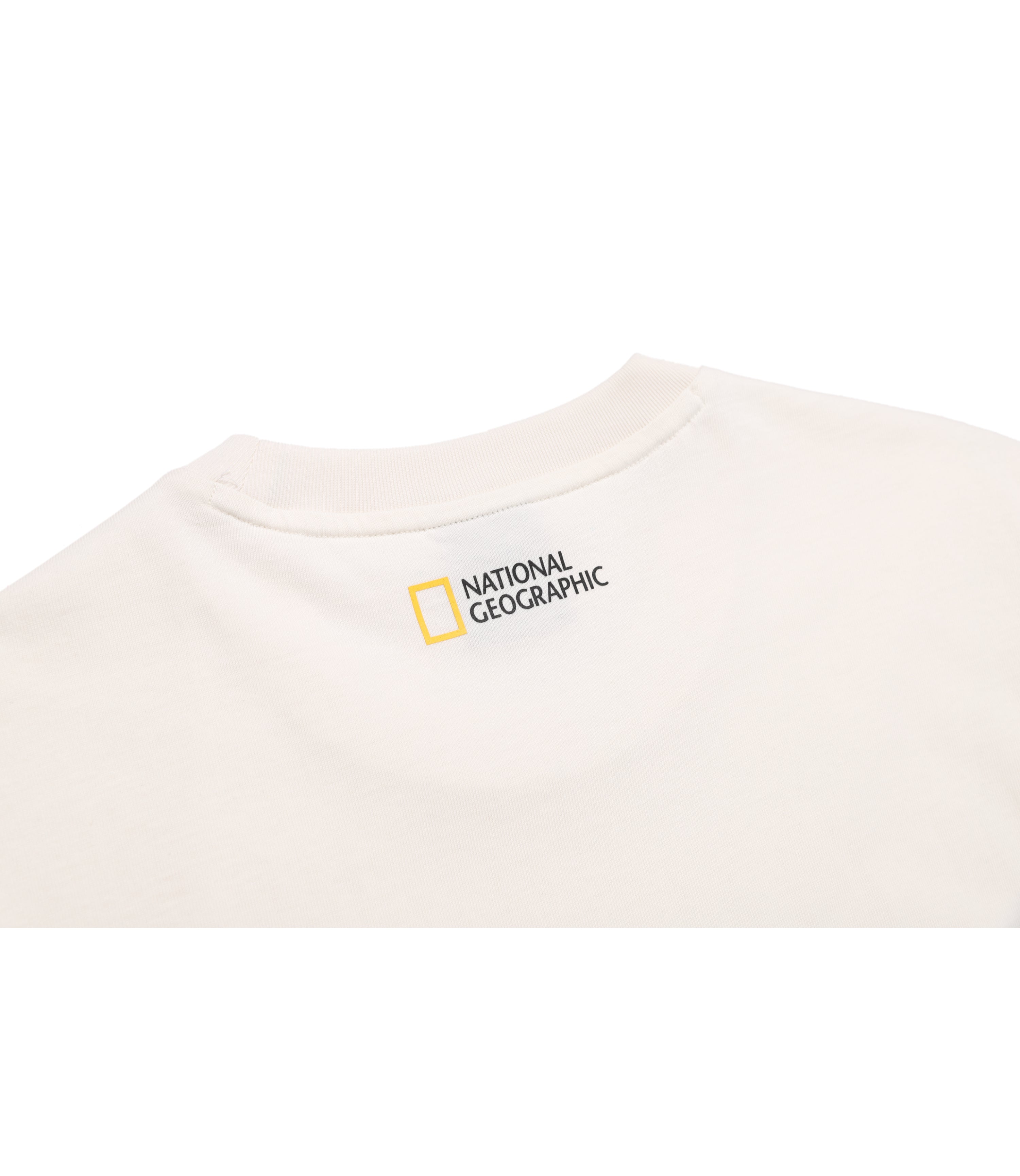 Unisex 16's Cotton Semi-Over Fit Short Sleeve Tee<br>IVORY