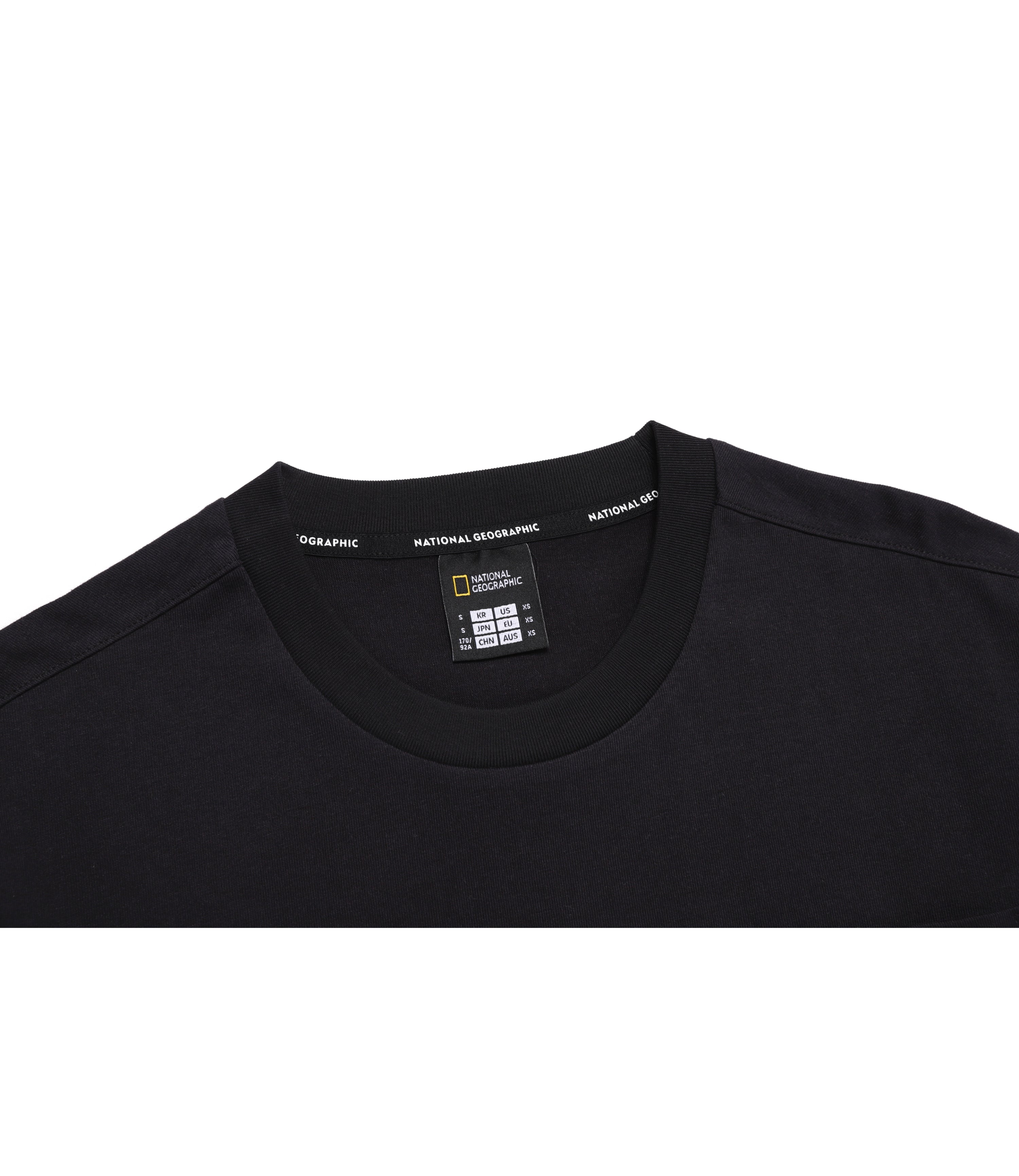 Unisex 16's Cotton Semi-Over Fit Short Sleeve Tee<br>CARBON BLACK