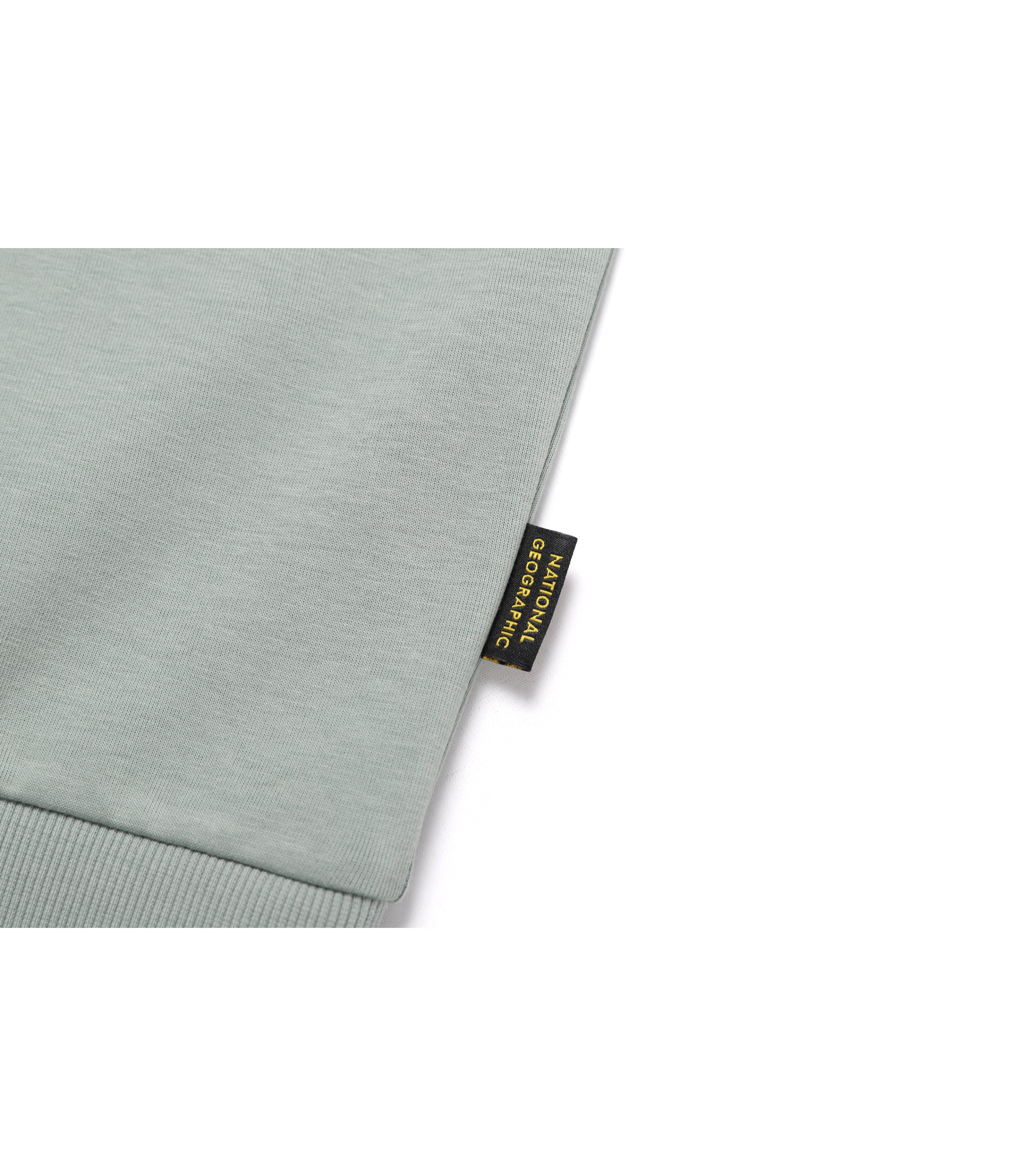Unisex BLUEFFIN Logo Semi-Over Fit Sweatshirts<br>KHAKI GREEN