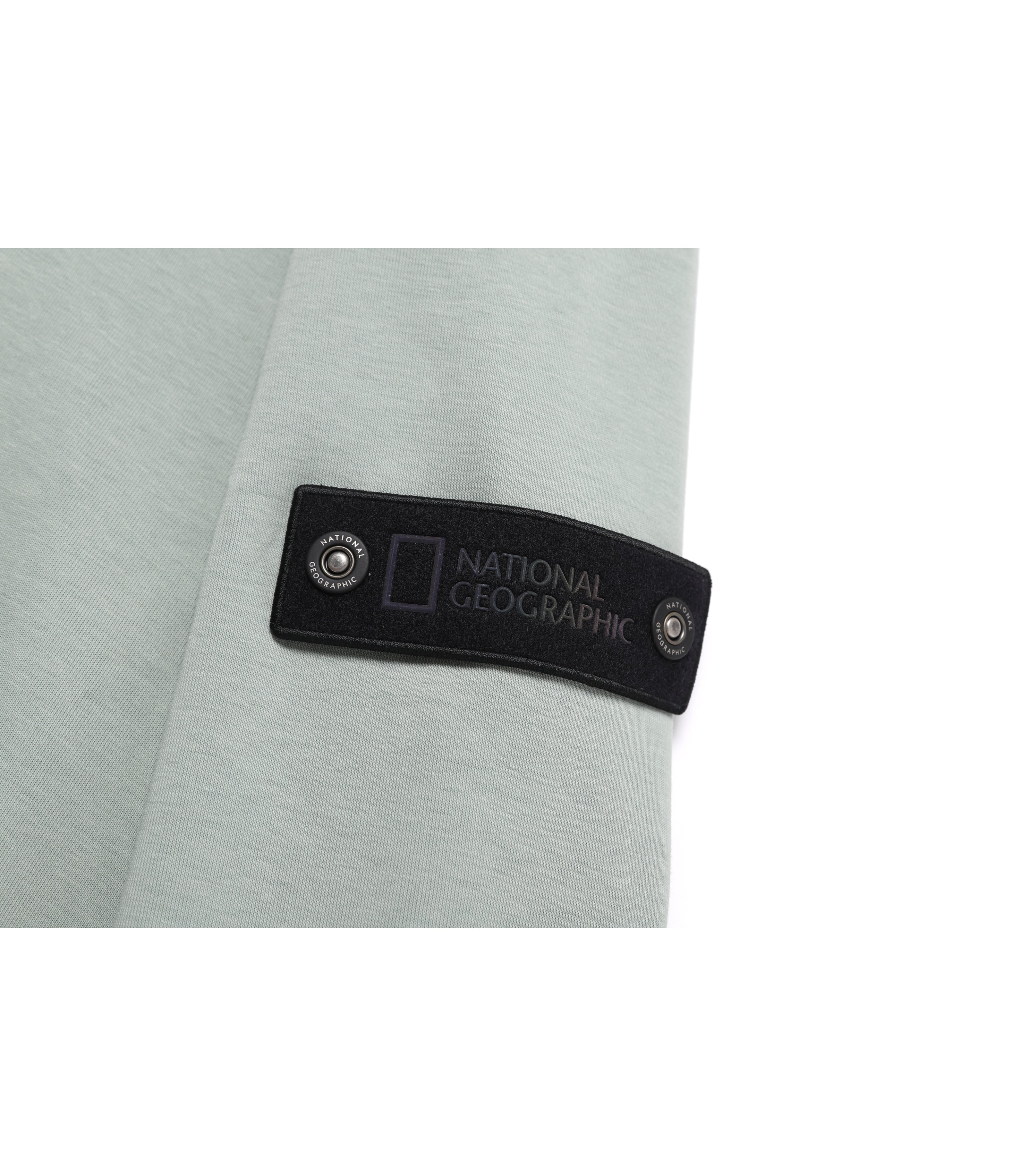 Unisex BLUEFFIN Logo Semi-Over Fit Sweatshirts<br>KHAKI GREEN