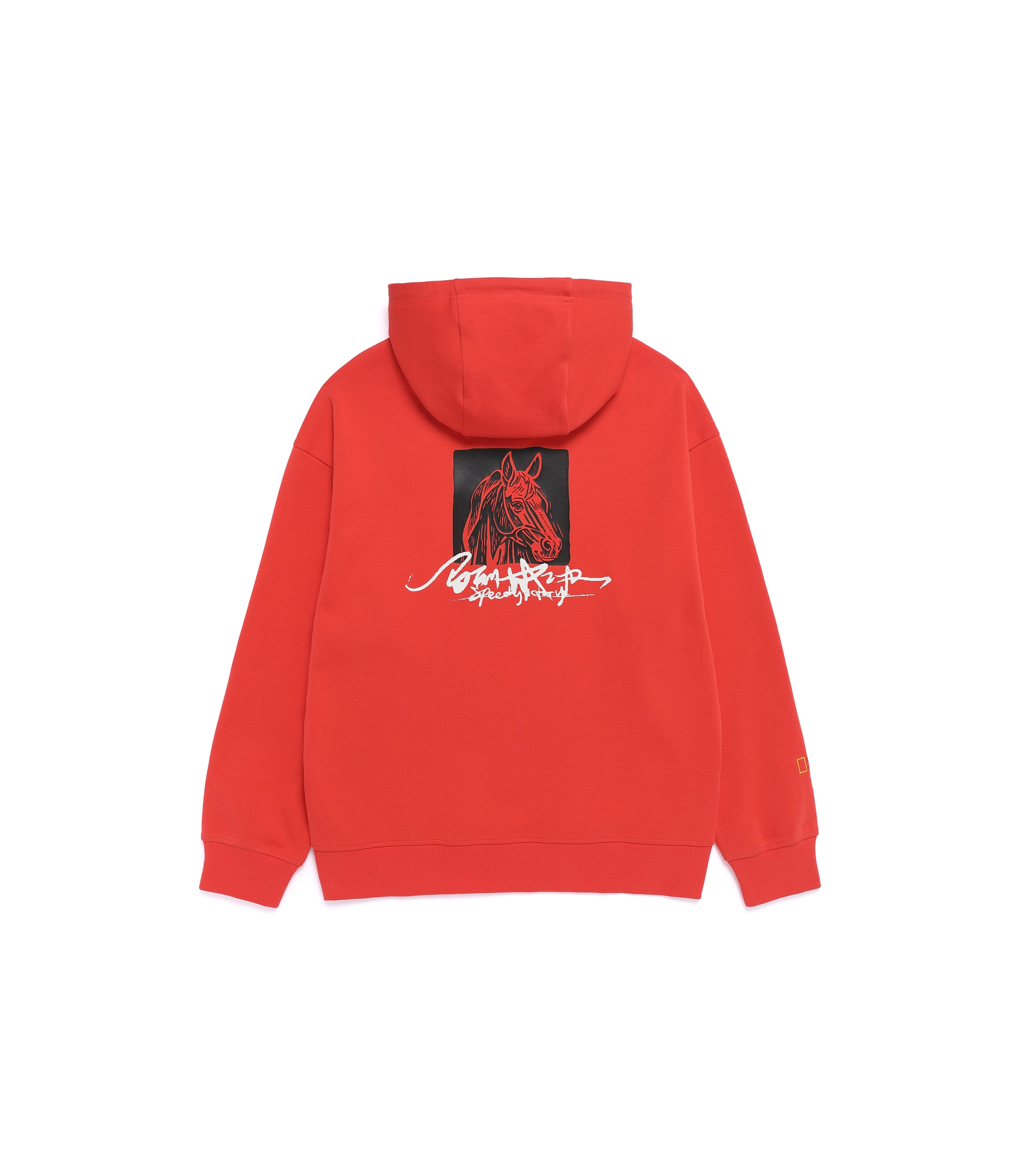 Unisex Year Of The Horse Graphic Hoodie<br>RED