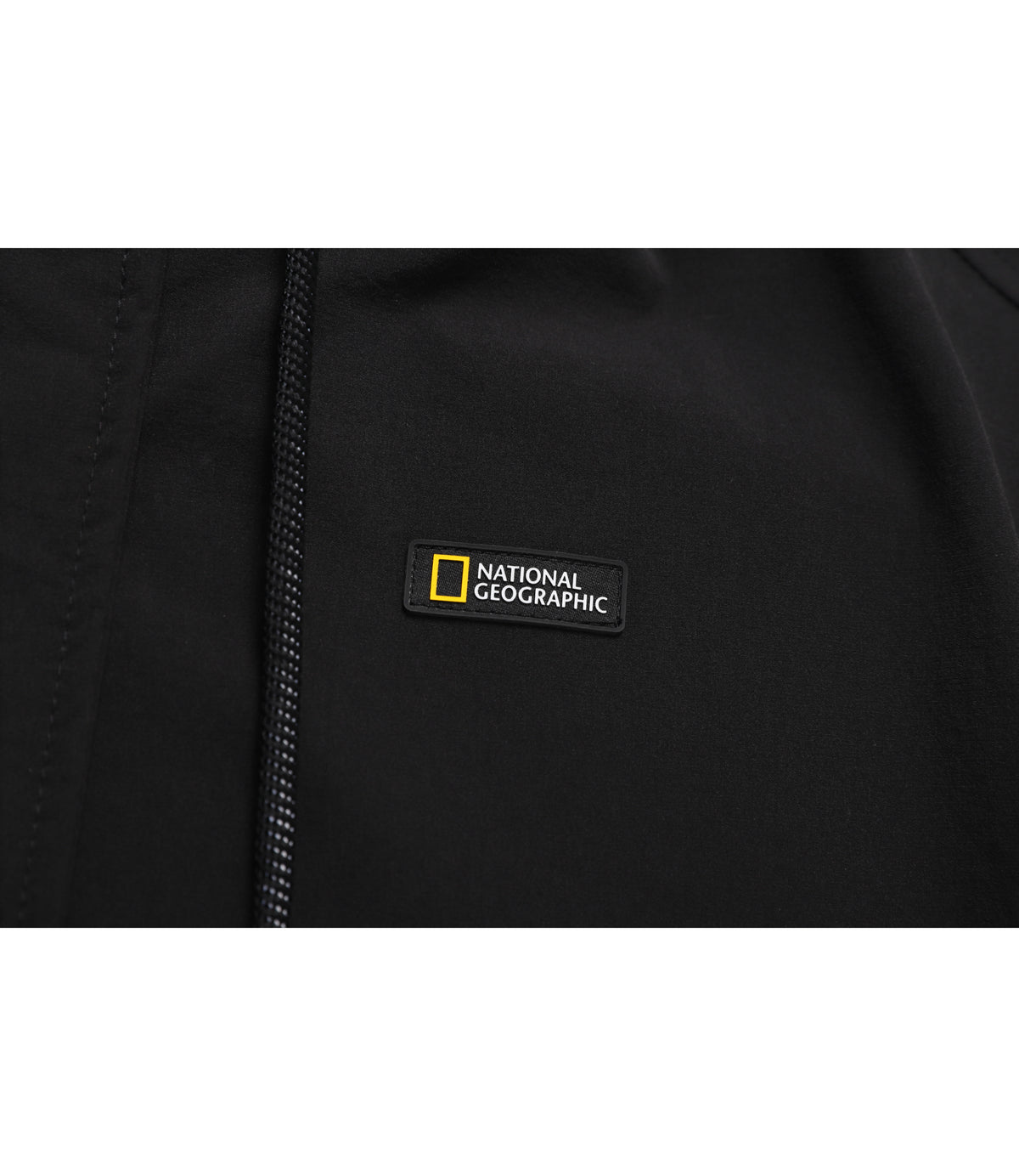 Women's ARCHELON Woven Stretch Hooded Full Zip-Up<br>BLACK
