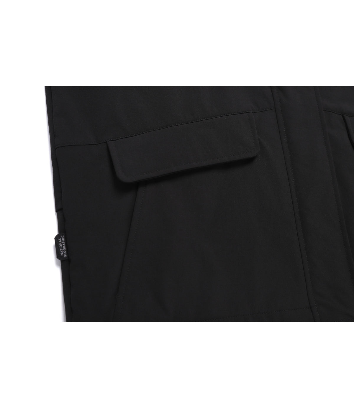 Women's ARCHELON Woven Stretch Hooded Full Zip-Up<br>BLACK