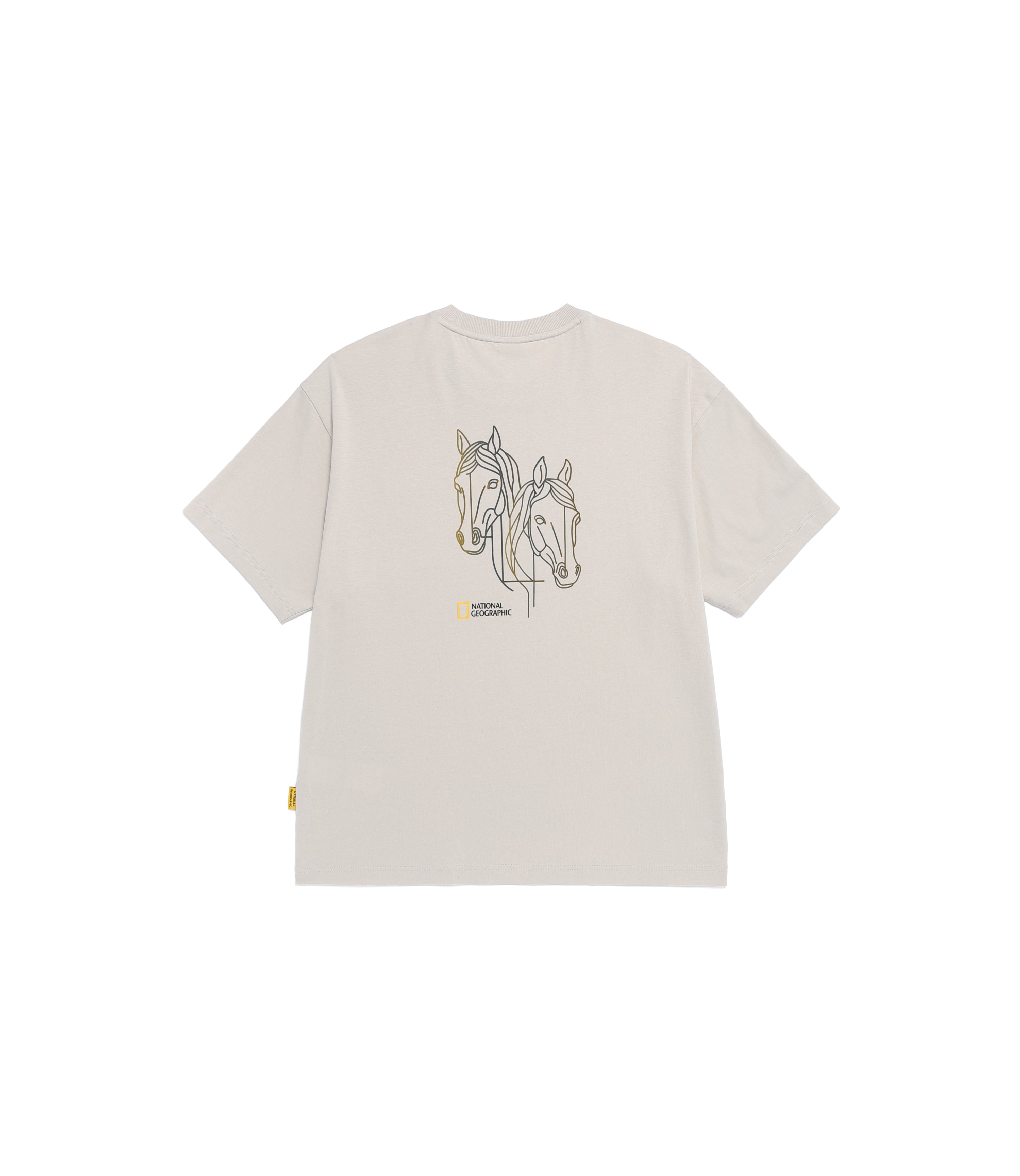Unisex Year Of The Horse Graphic Pocket Tee<br>L/GREY