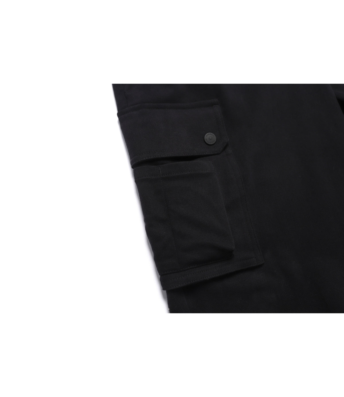 Men's Relax Fit Straight Gear Cargo Pants<br>BLACK