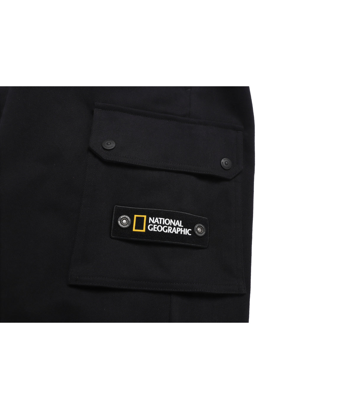 Men's Relax Fit Straight Gear Cargo Pants<br>BLACK