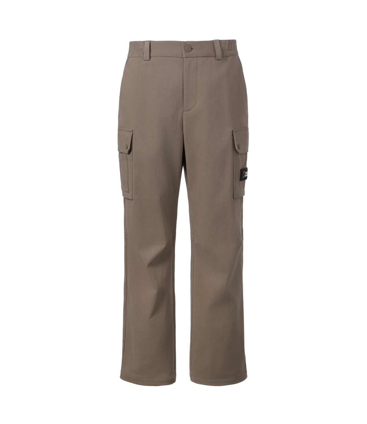 Men's Relax Fit Straight Gear Cargo Pants<br>WOOD BROWN