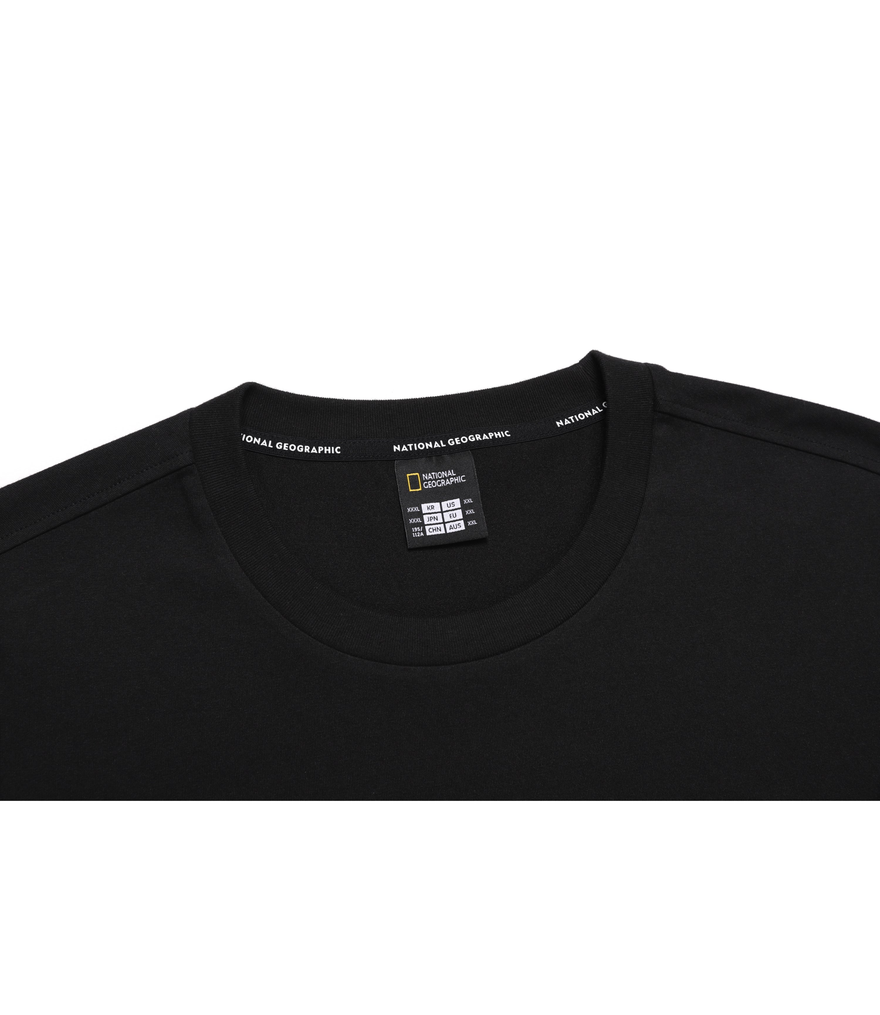 Men's NRN Sleeve Pocket Semi-Over Fit Short Sleeve Tee<br>CARBON BLACK