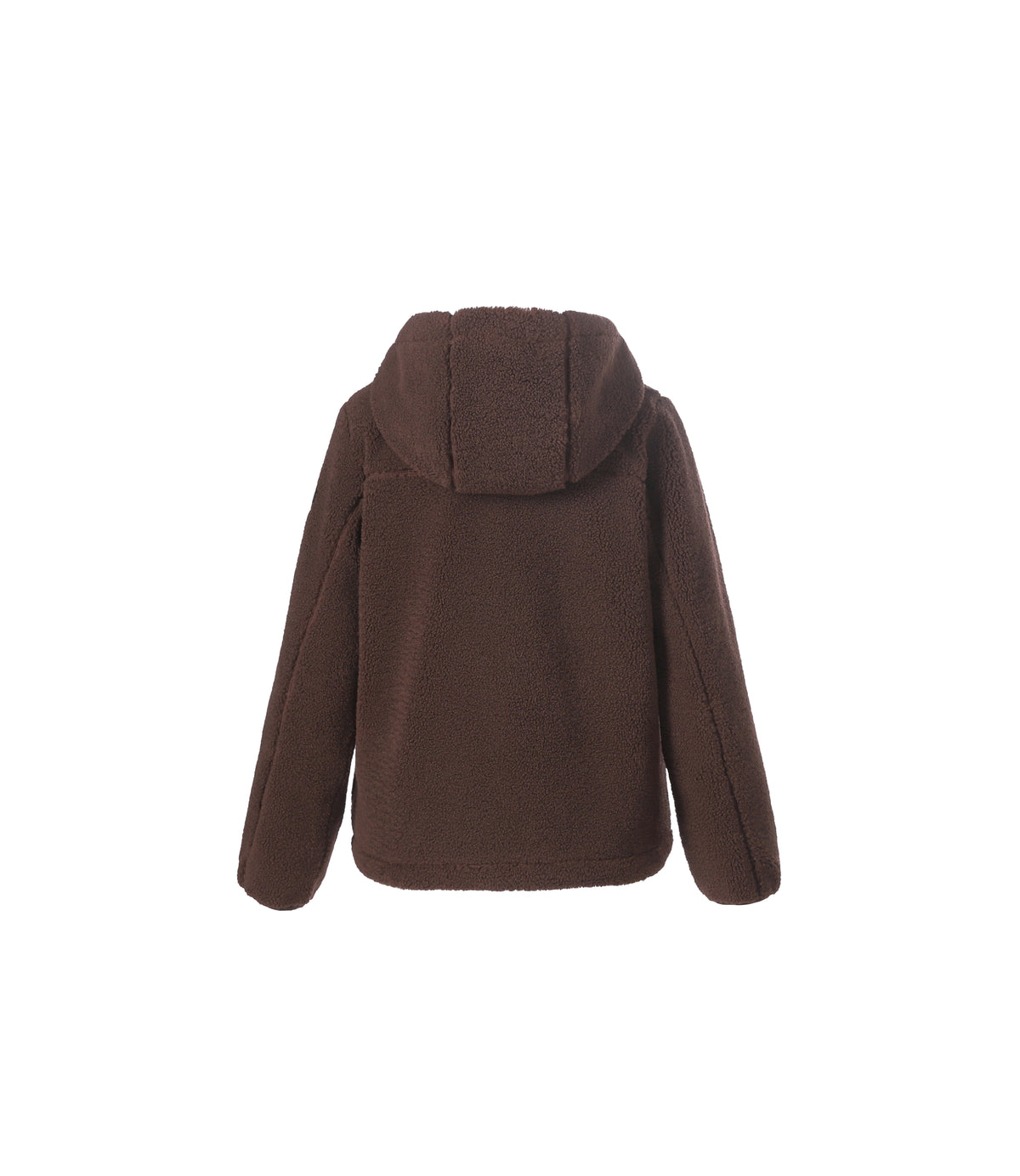 Women's Costoni Hooded Fleece Jacket<br>CHOCOLATE BROWN