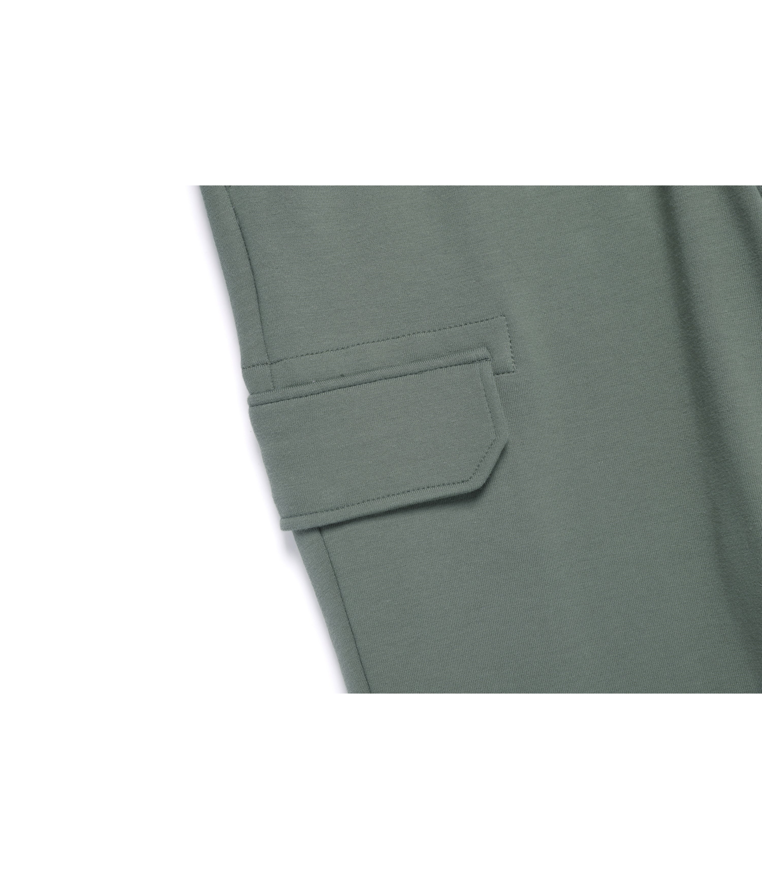 Unisex MARGAY Basic Fit Cargo Jogger Pants<br>MILITARY KHAKI