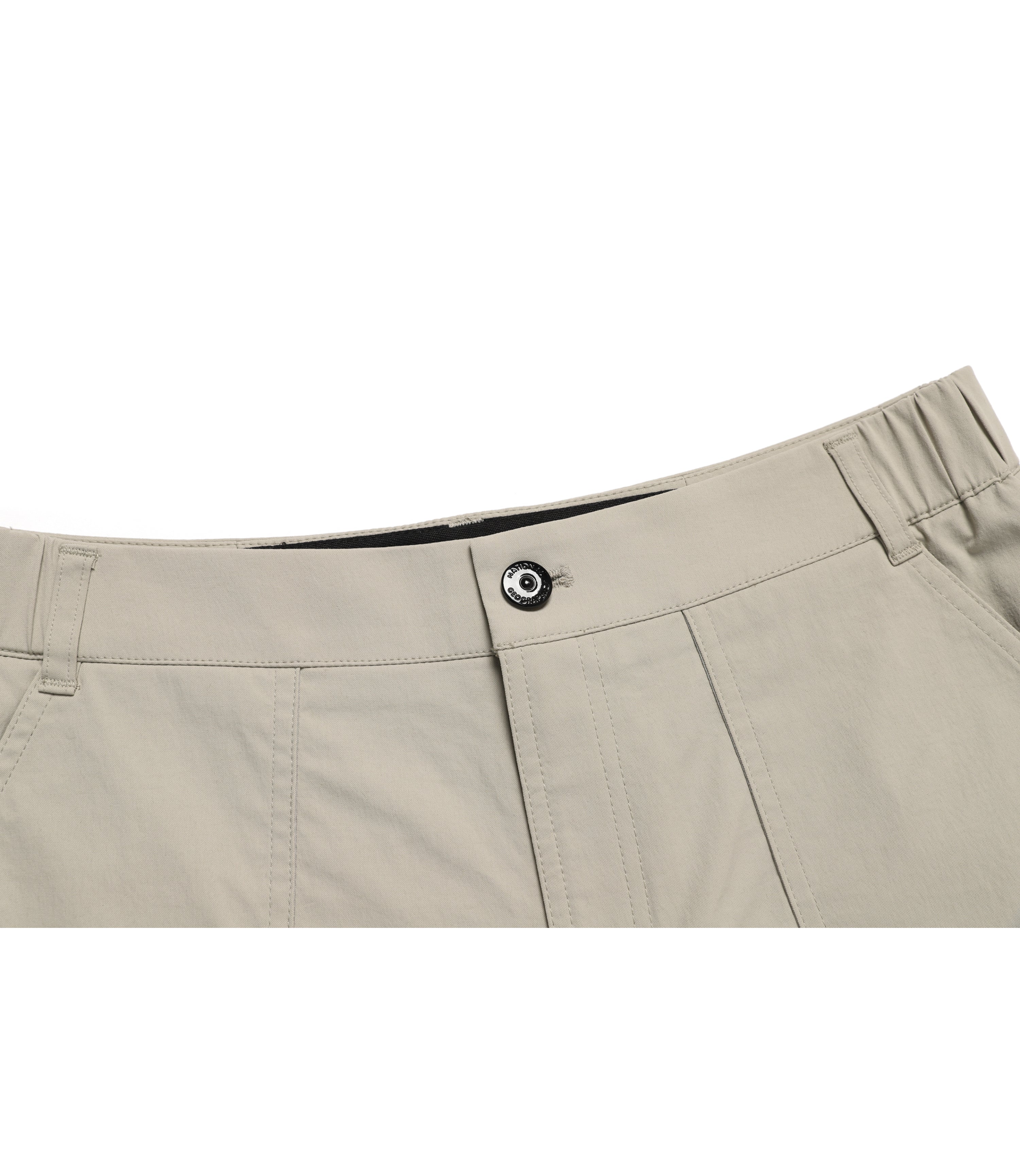 Women's Big Pocket Basic Short Pants<br>MOURNING BEIGE