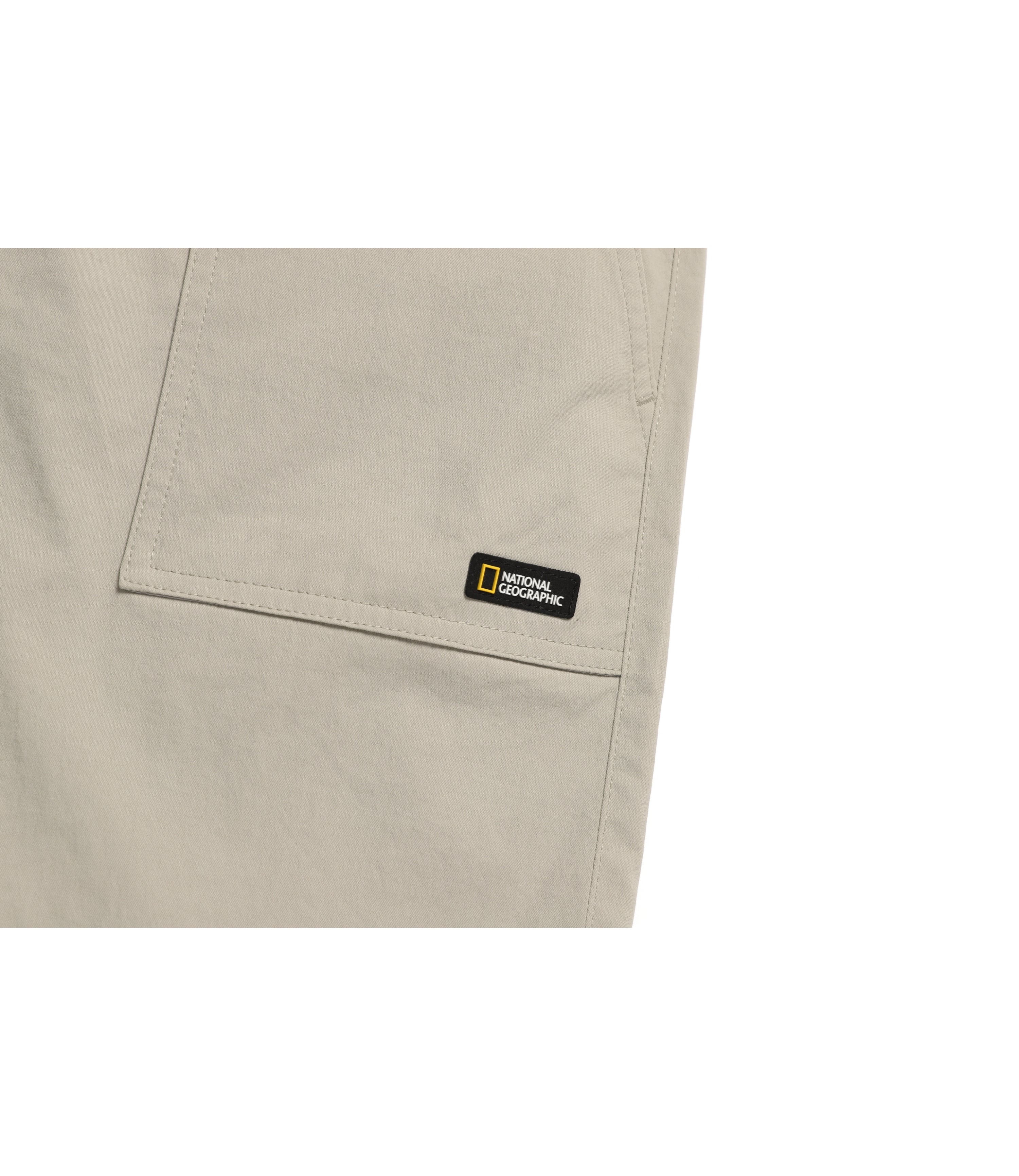 Women's Big Pocket Basic Short Pants<br>MOURNING BEIGE
