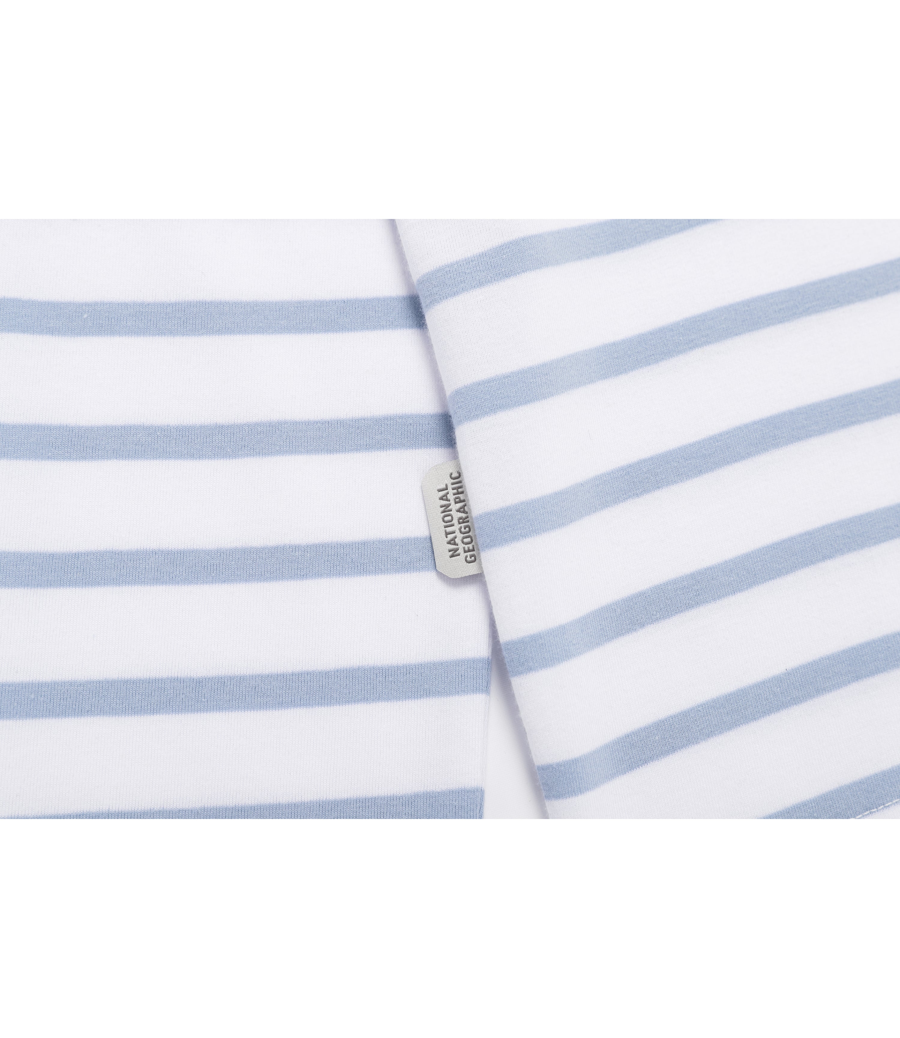 Unisex Stripe Long Sleeve Tee<br>G/BLUE