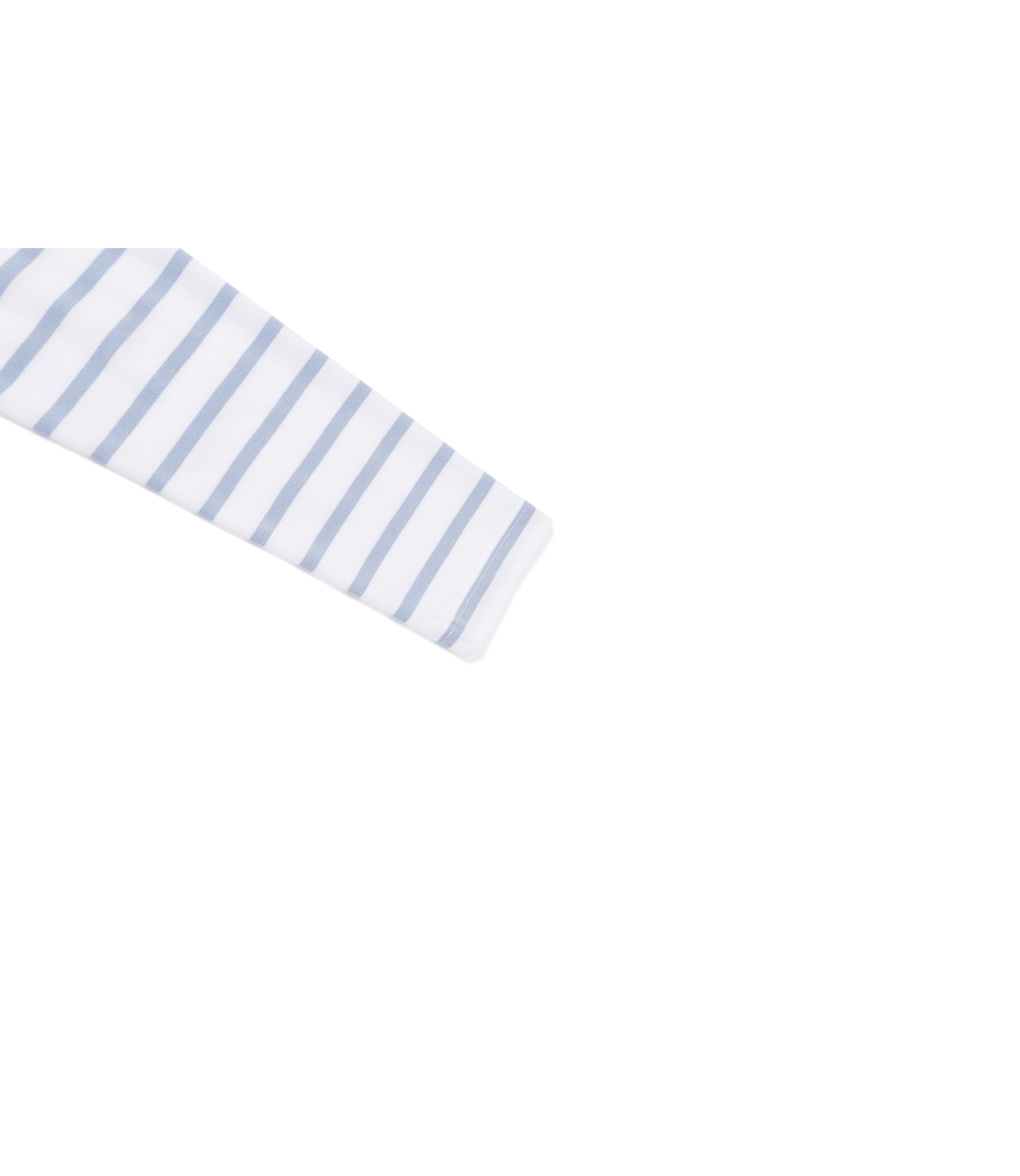 Unisex Stripe Long Sleeve Tee<br>G/BLUE