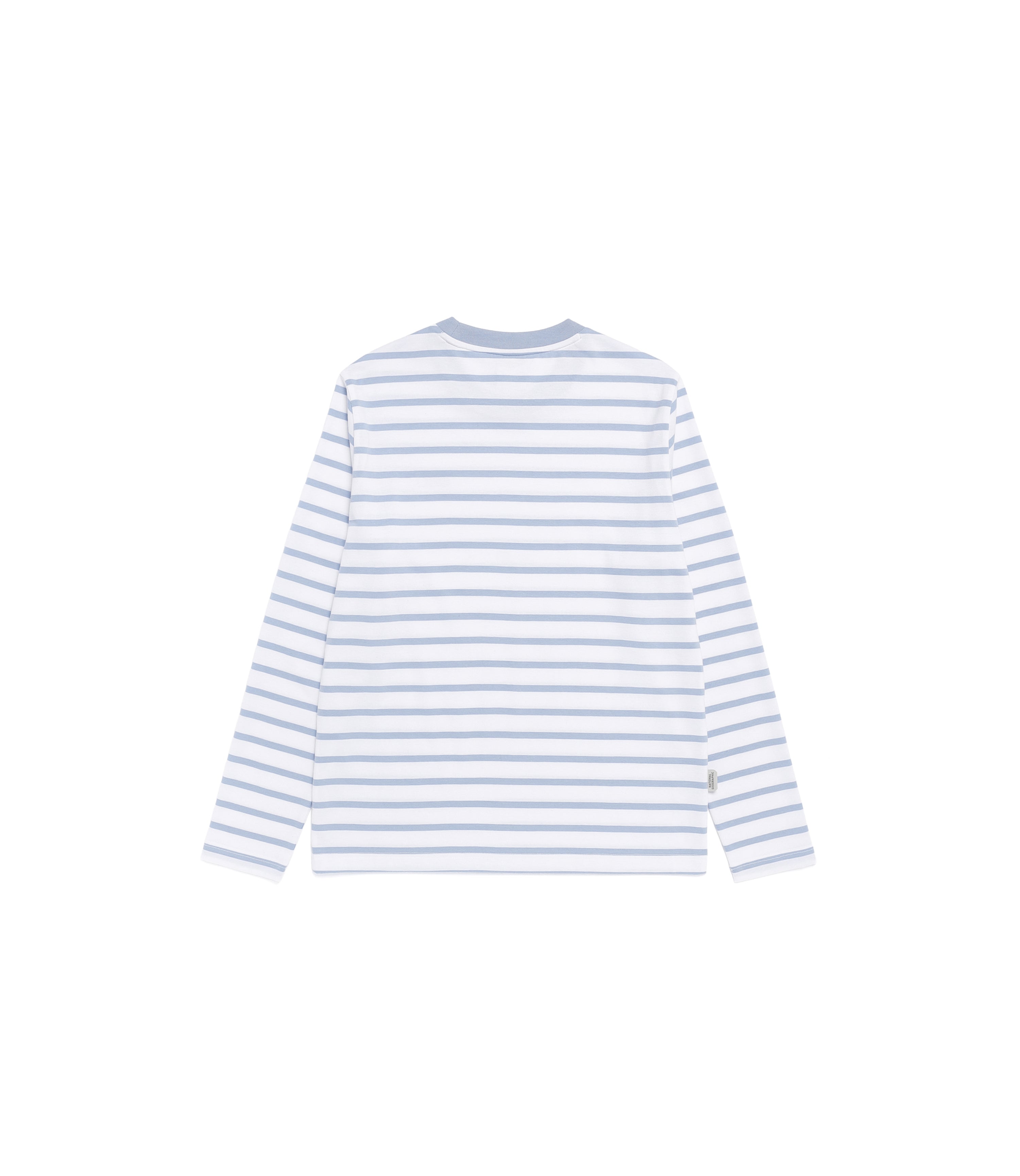 Unisex Stripe Long Sleeve Tee<br>G/BLUE