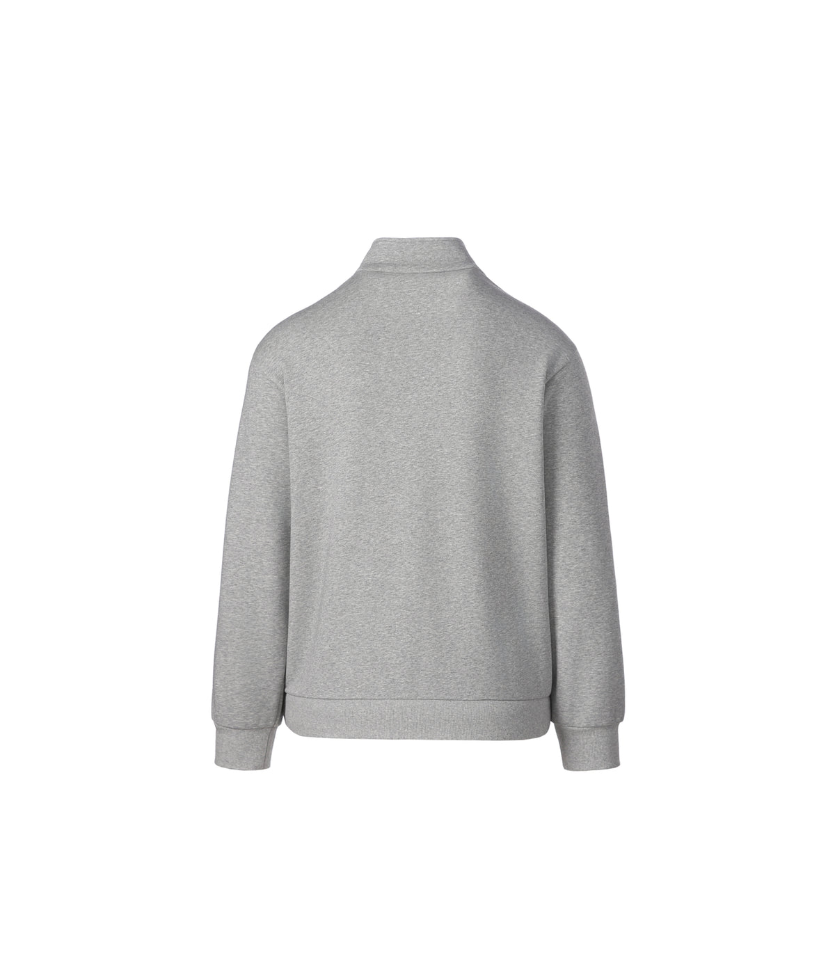 Unisex Fleece Half Zip-Up Sweatshirt<br>M/GREY