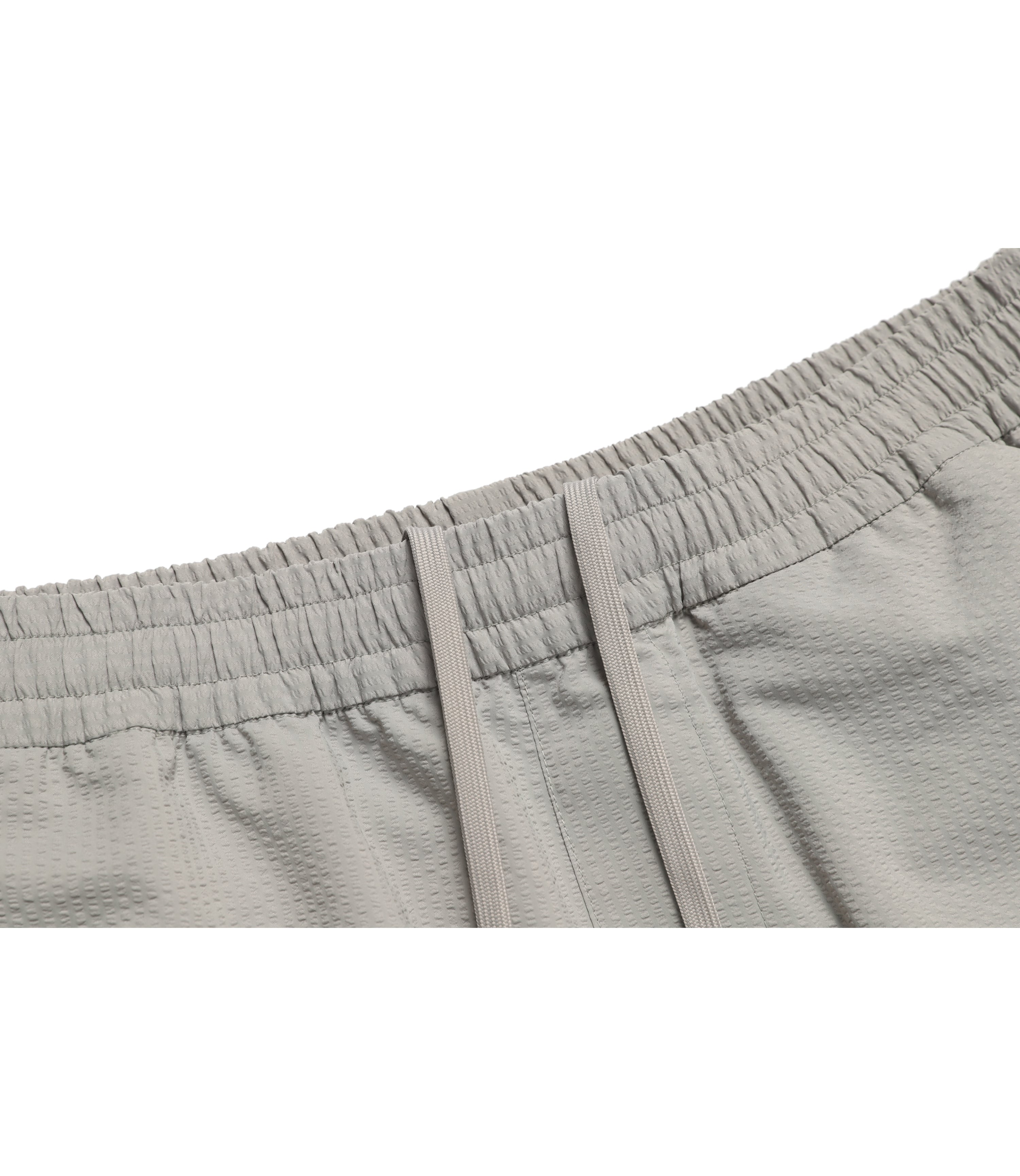 Men's Seersucher Set-Up Short Pants<br>MOURNING BEIGE