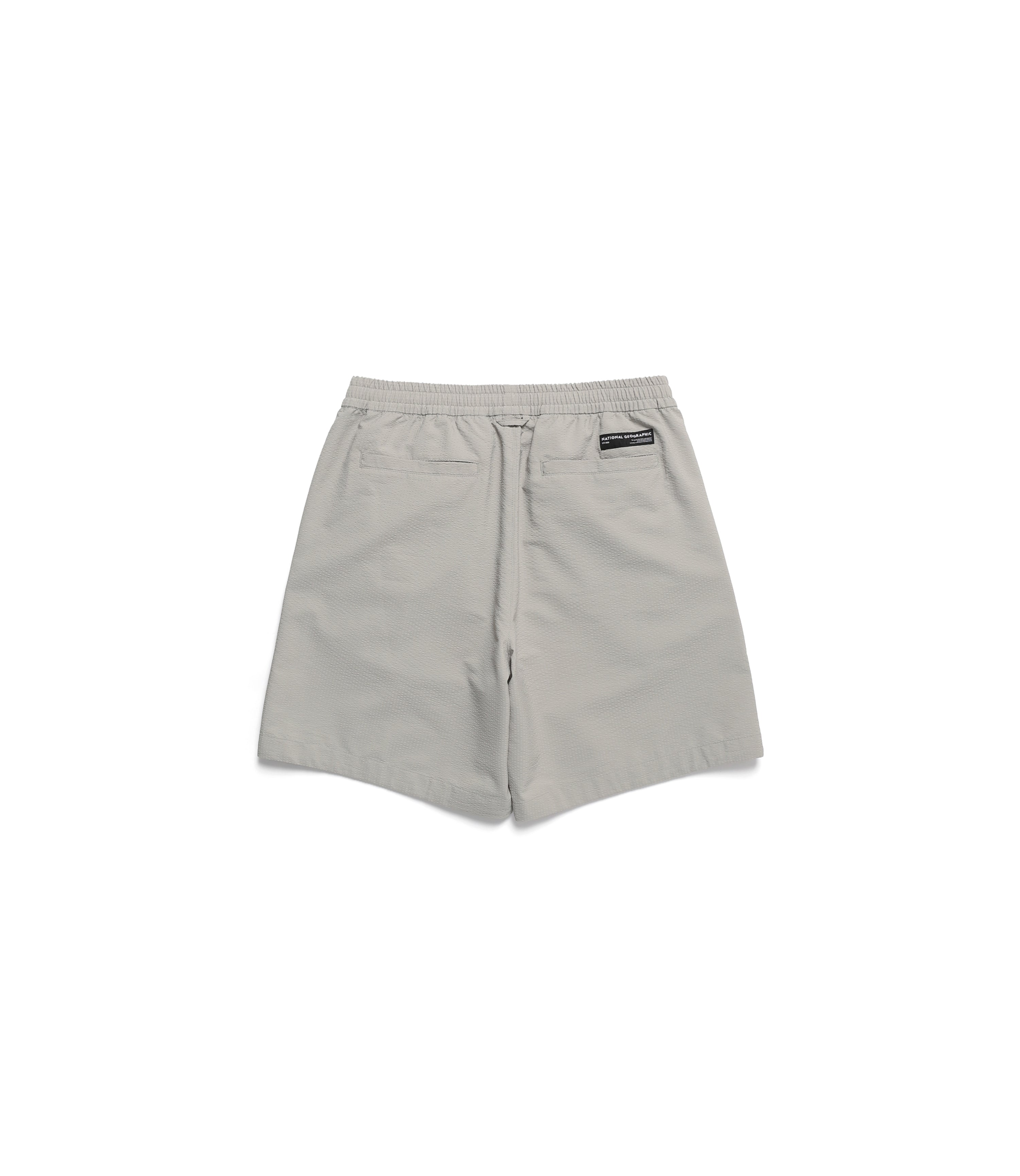 Men's Seersucher Set-Up Short Pants<br>MOURNING BEIGE