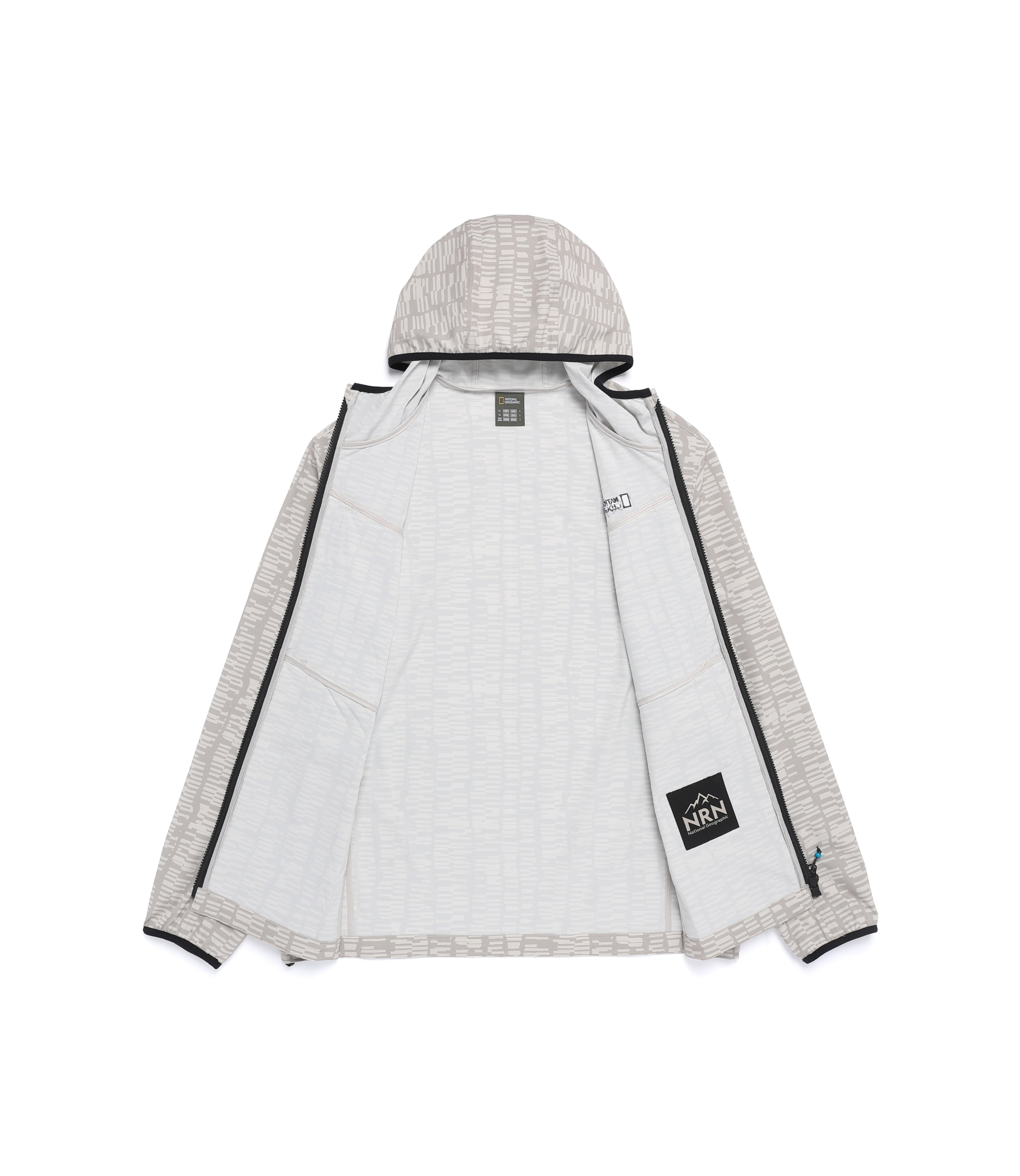 Men's NRN Ventilated Lightweight Hooded Jacket<br>SILVER BIRCH