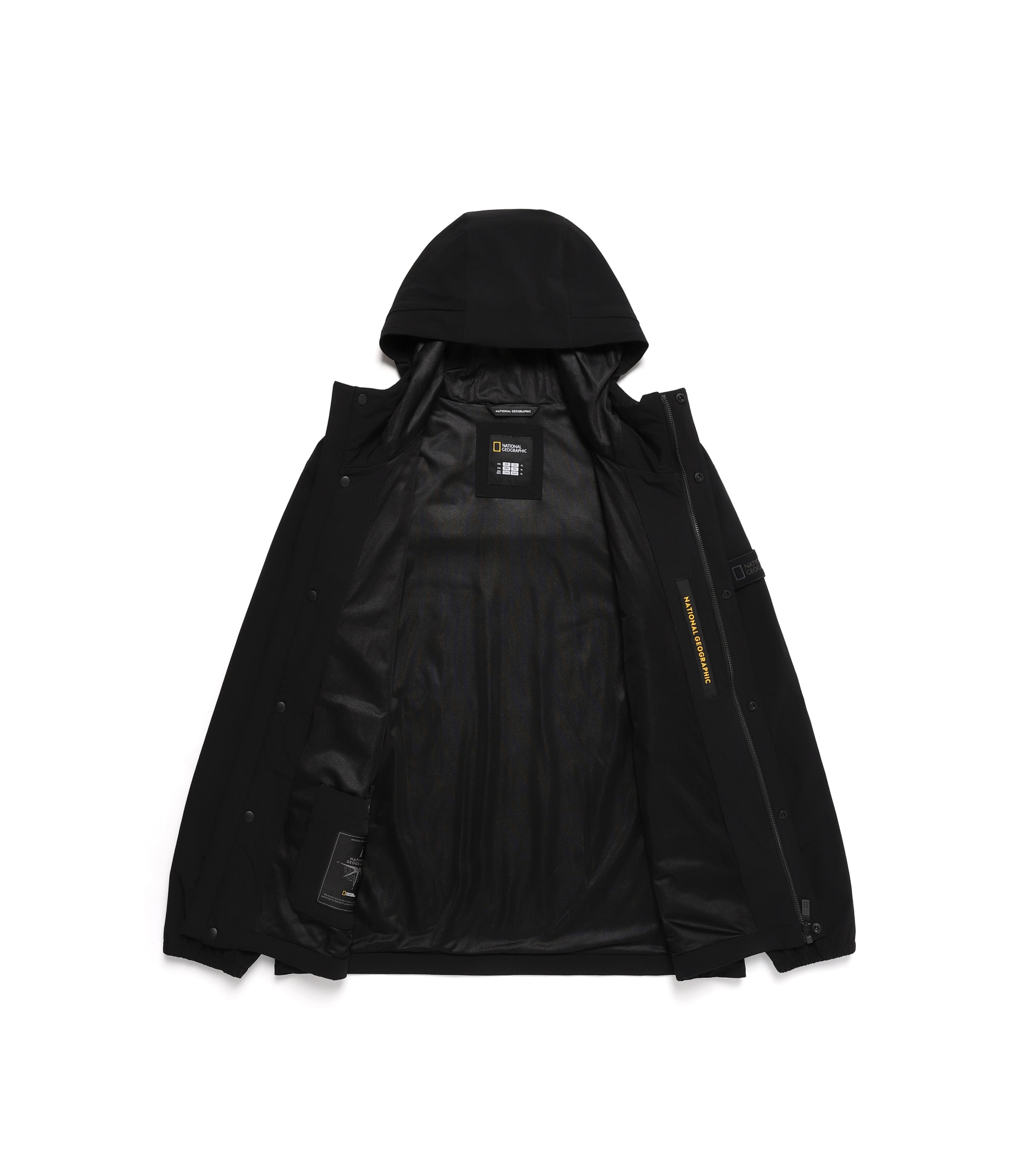 Men's ACTIVE Woven Training Zip Up Jacket<br>CARBON BLACK