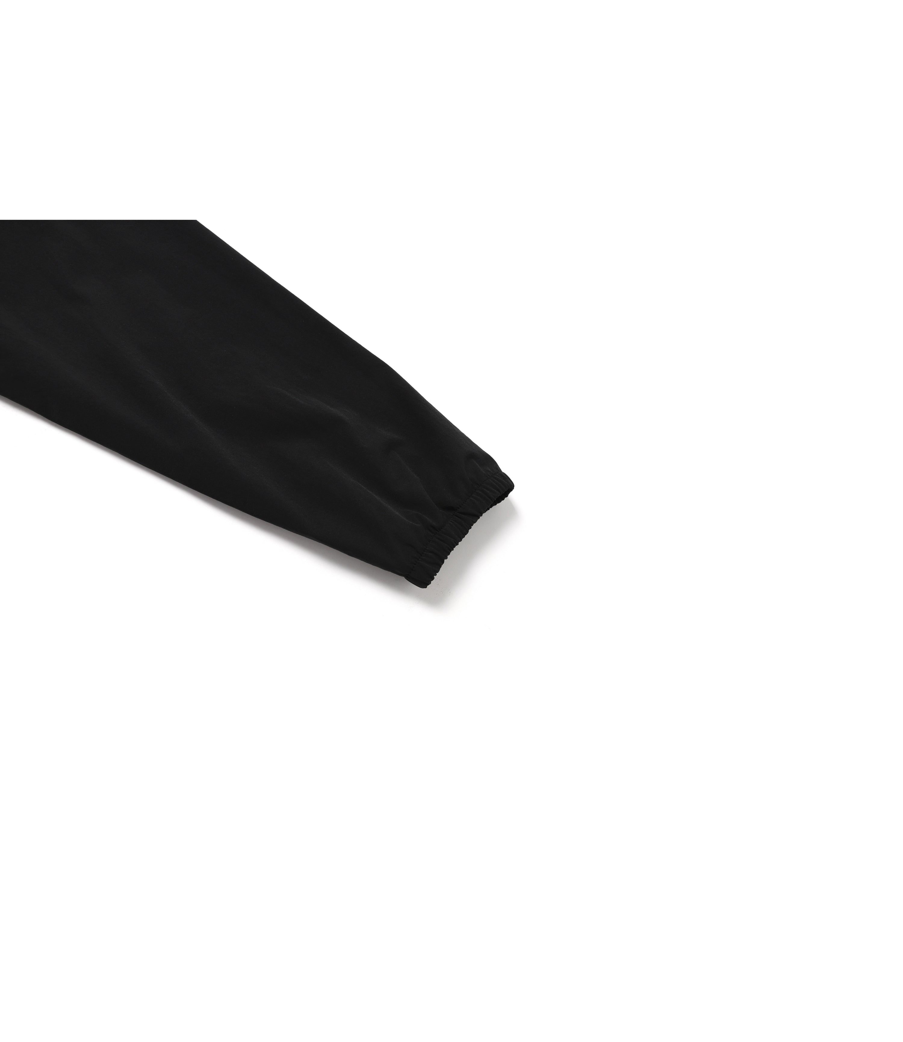 Men's ACTIVE Woven Training Zip Up Jacket<br>CARBON BLACK