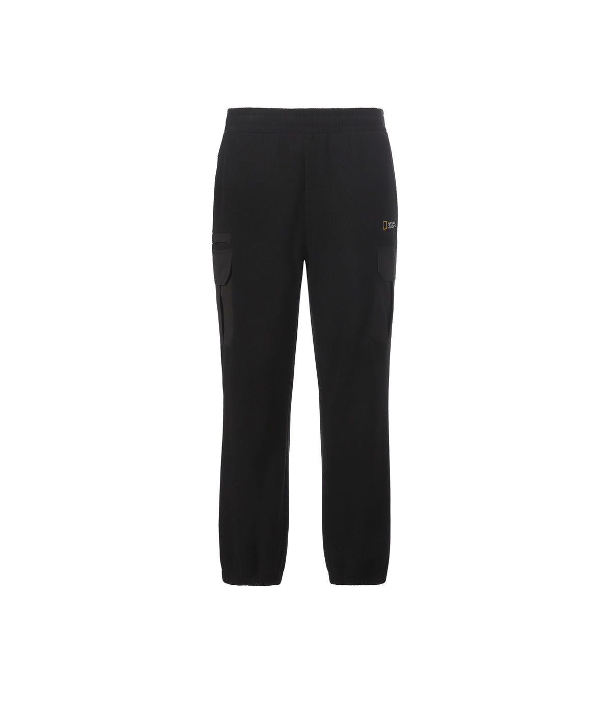 Unisex Siro Fleece Relaxed- Fit Cargo Jogger Pants<br>BLACK