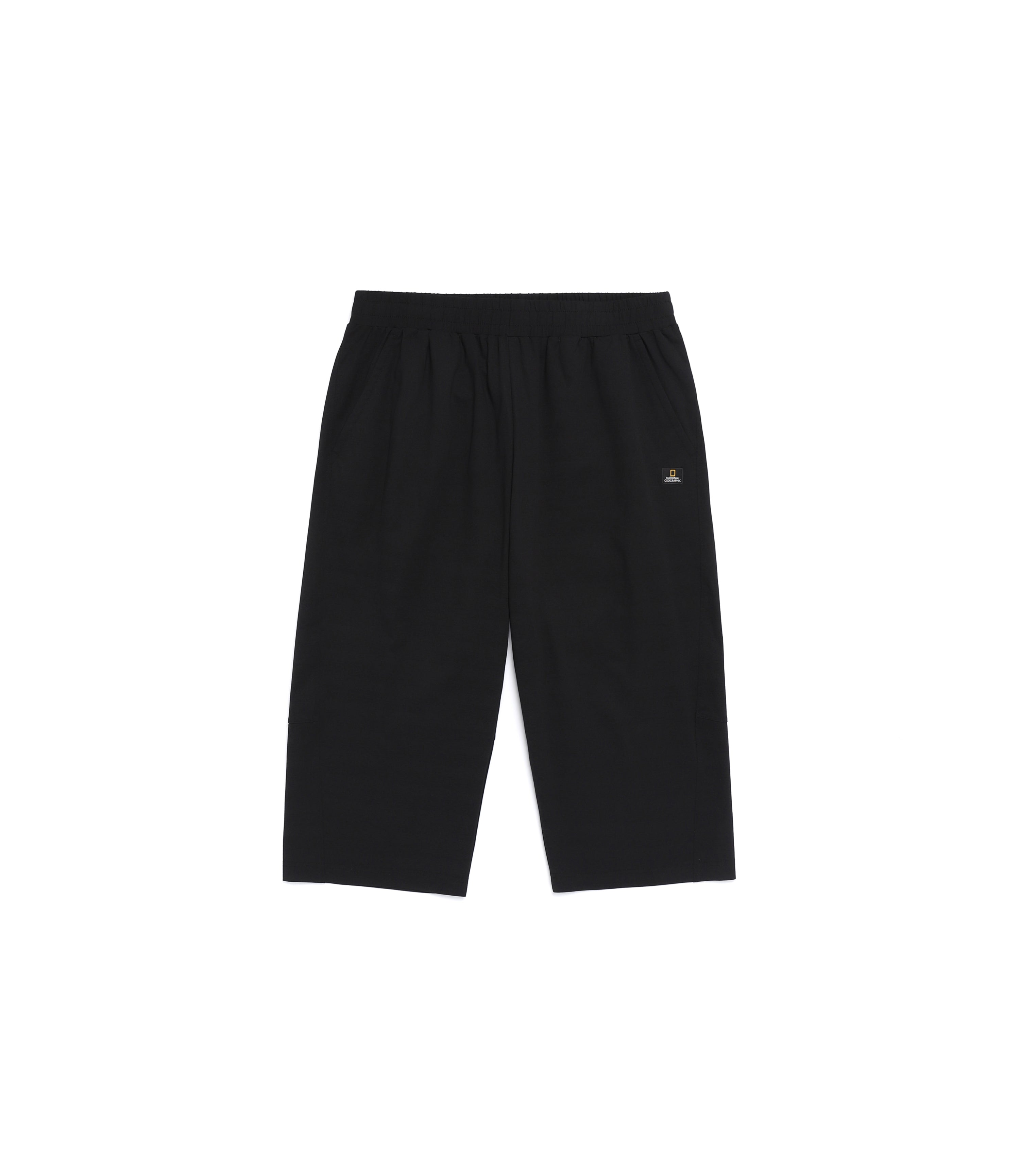 Unisex Frozen Air Three Quarter Capri Pants<br>BLACK