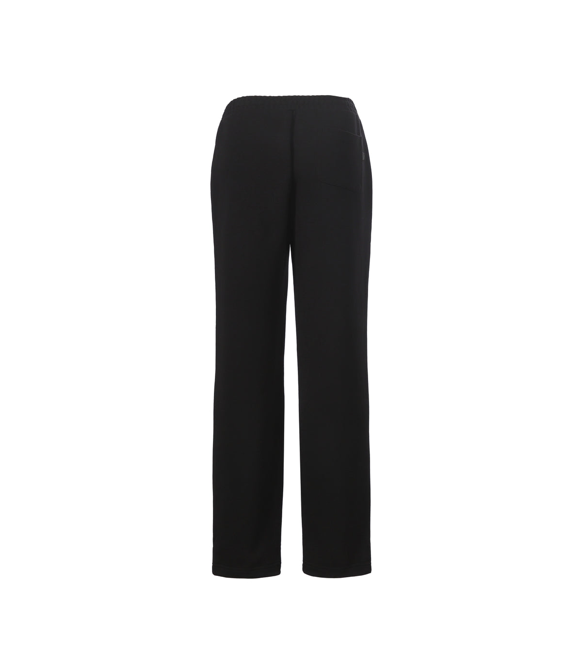 Women's Basic-Fit Straight Sweatpants<br>BLACK