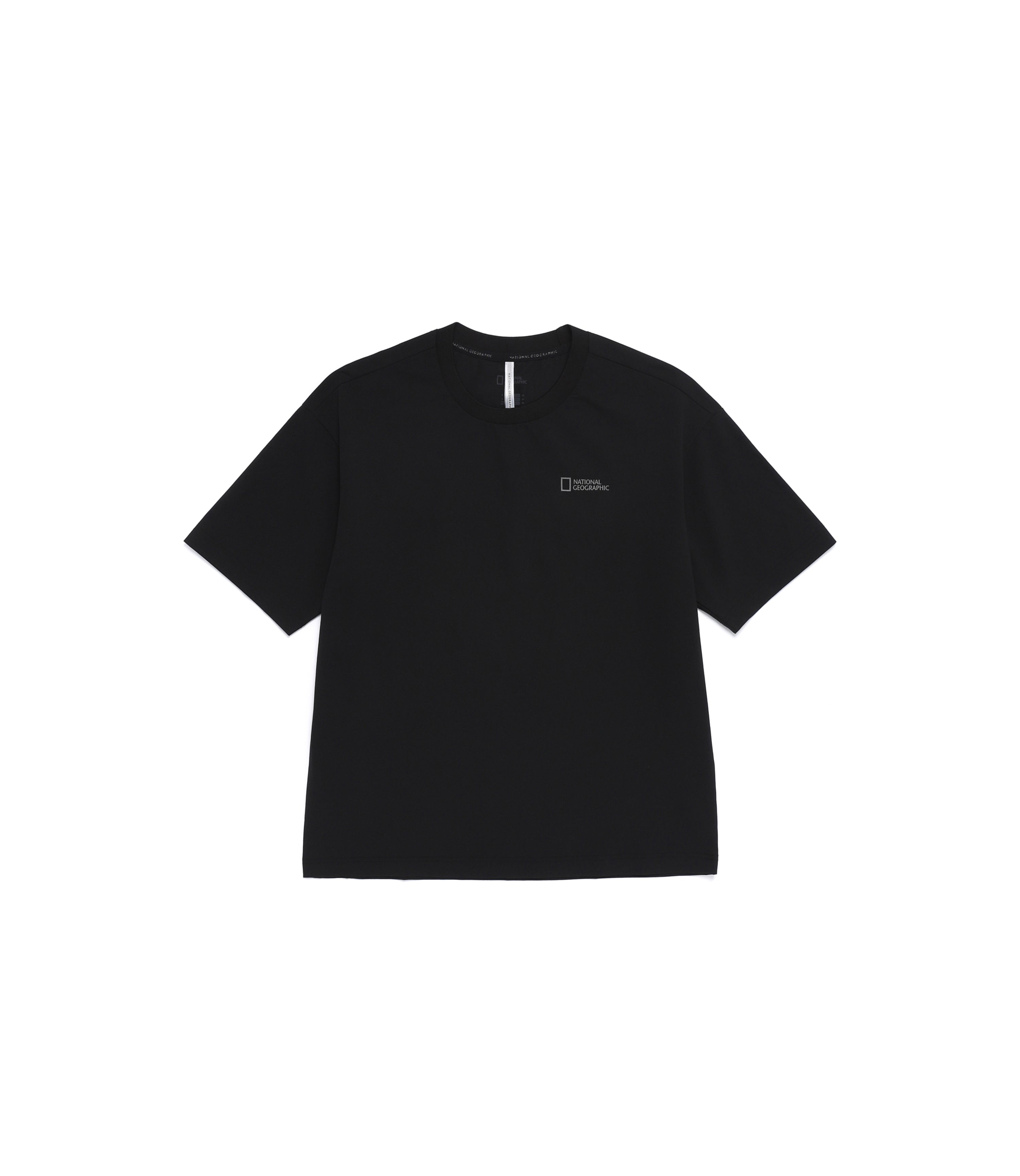 Unisex KRAZ Back Graphic Semi-Oversized Short Sleeve Tee<br>BLACK