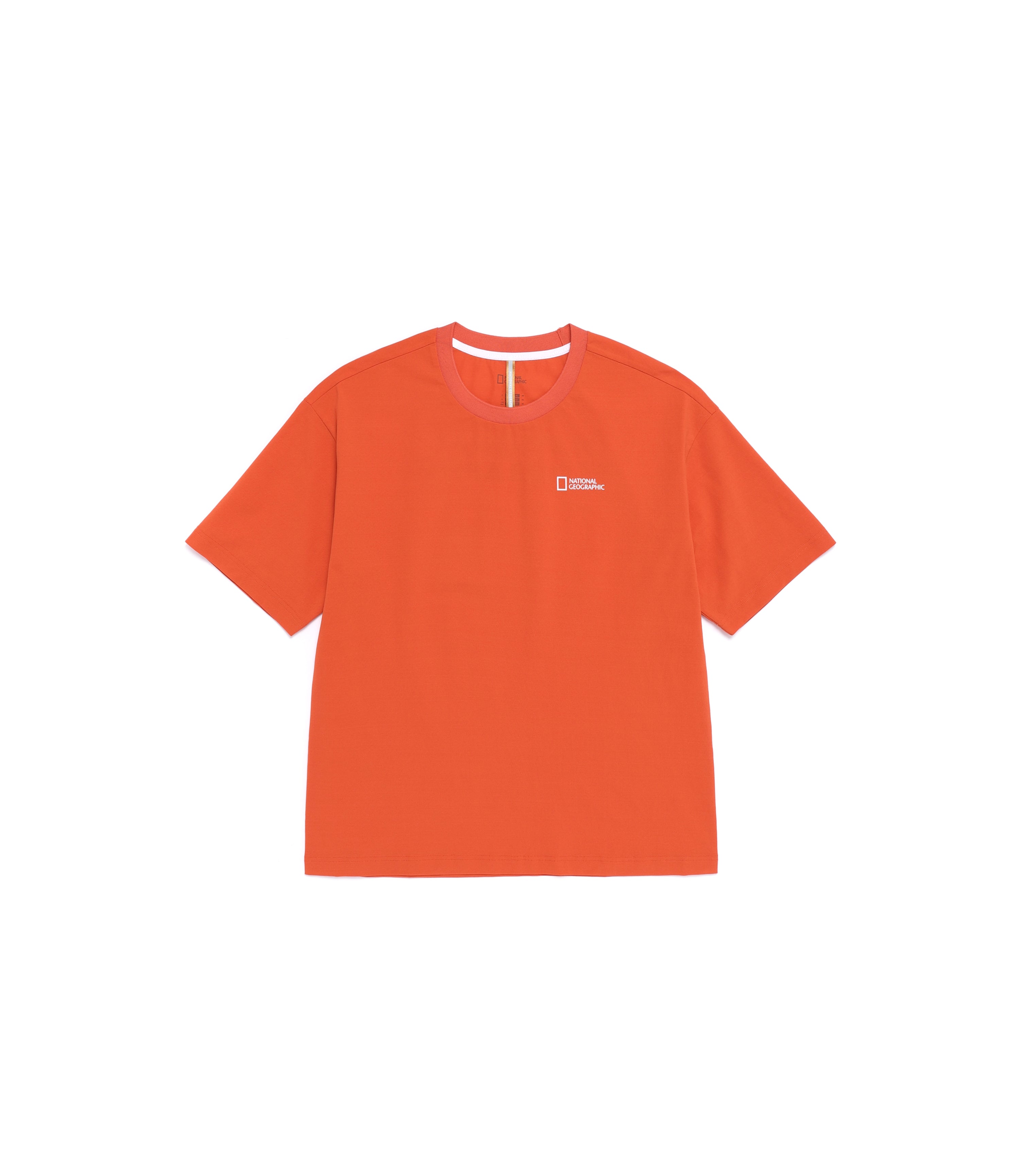 Unisex KRAZ Back Graphic Semi-Oversized Short Sleeve Tee<br>L/ORANGE