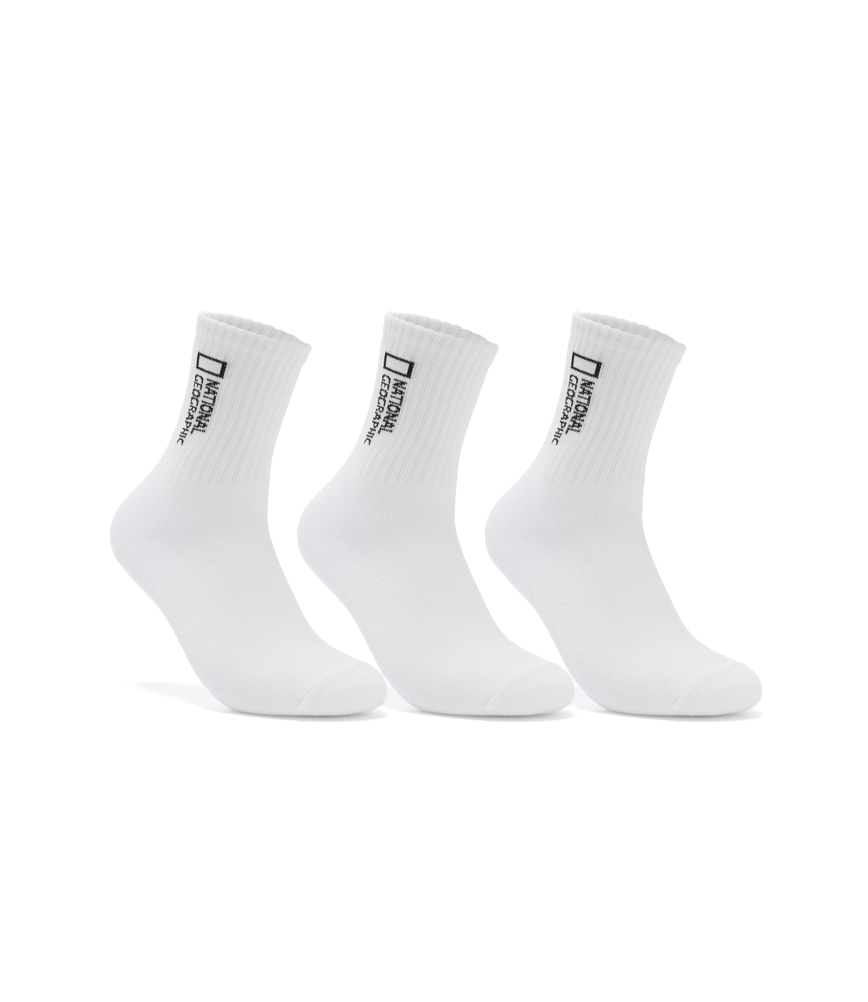 Middle Socks Bundle<br>WHITE