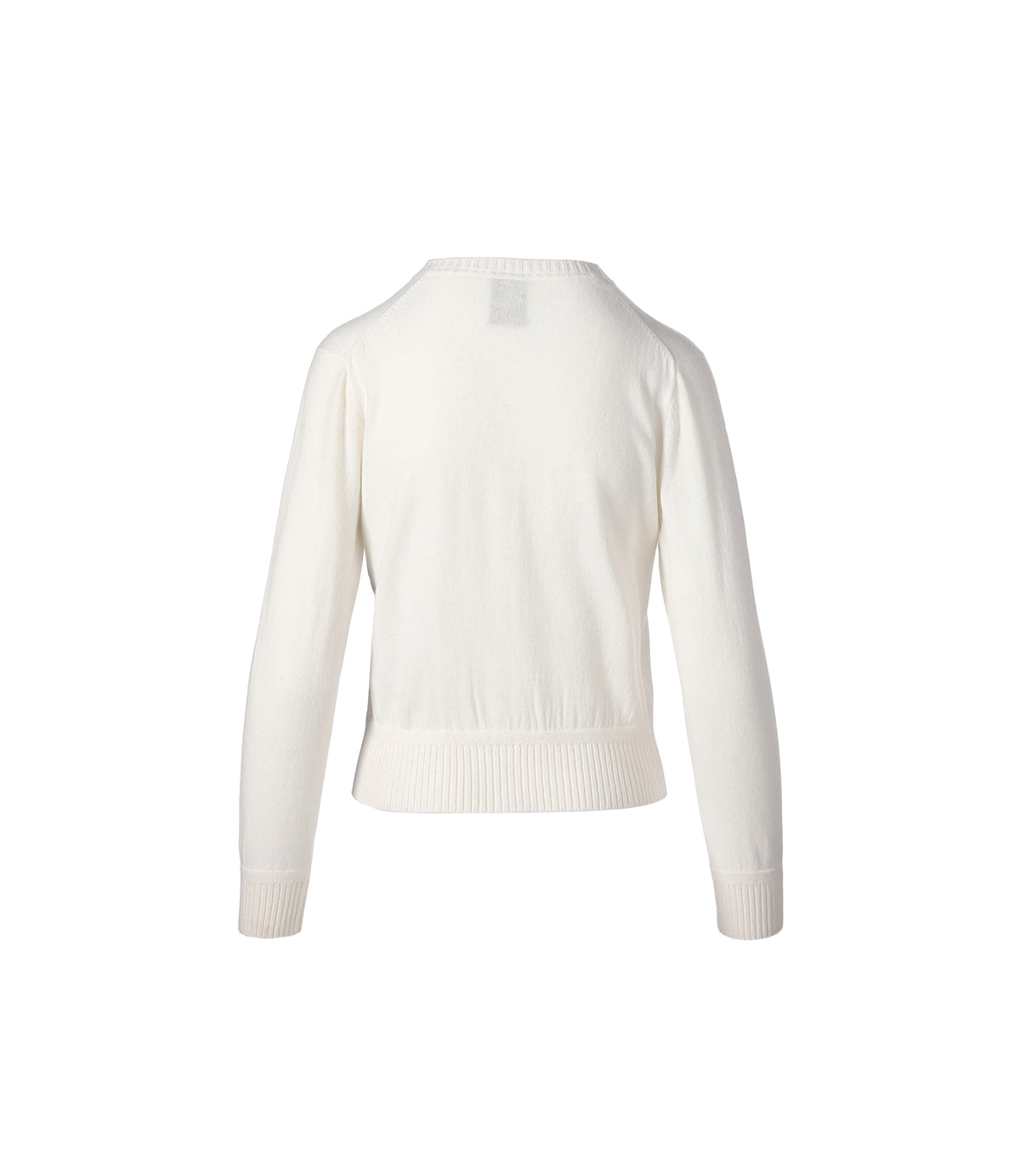 Women's Animal Wappen Knit Cardigan<br>IVORY
