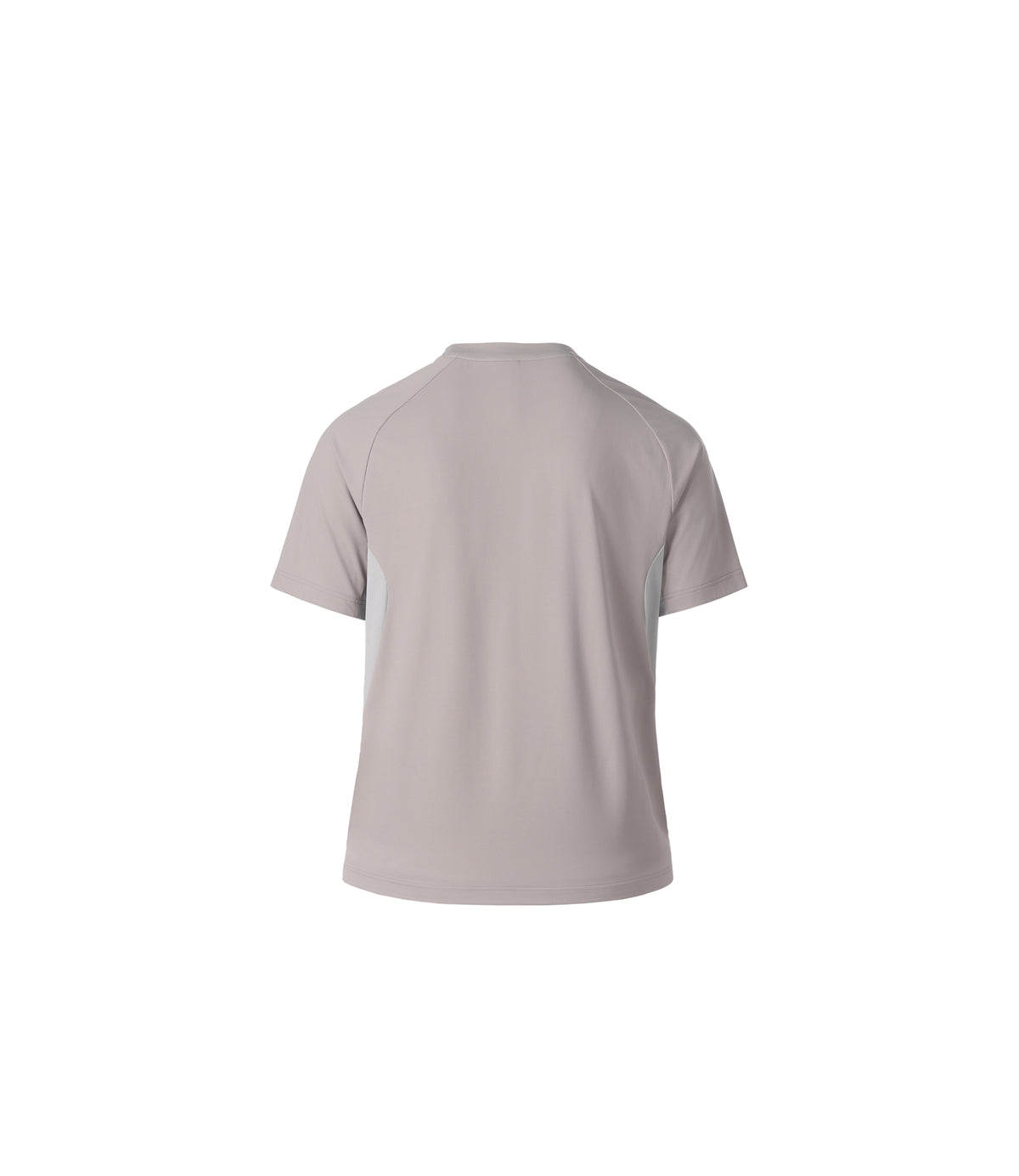 Unisex NATURE Delta Peak Color-Block Basic-Fit Short Sleeve Tee<br>L/GREY