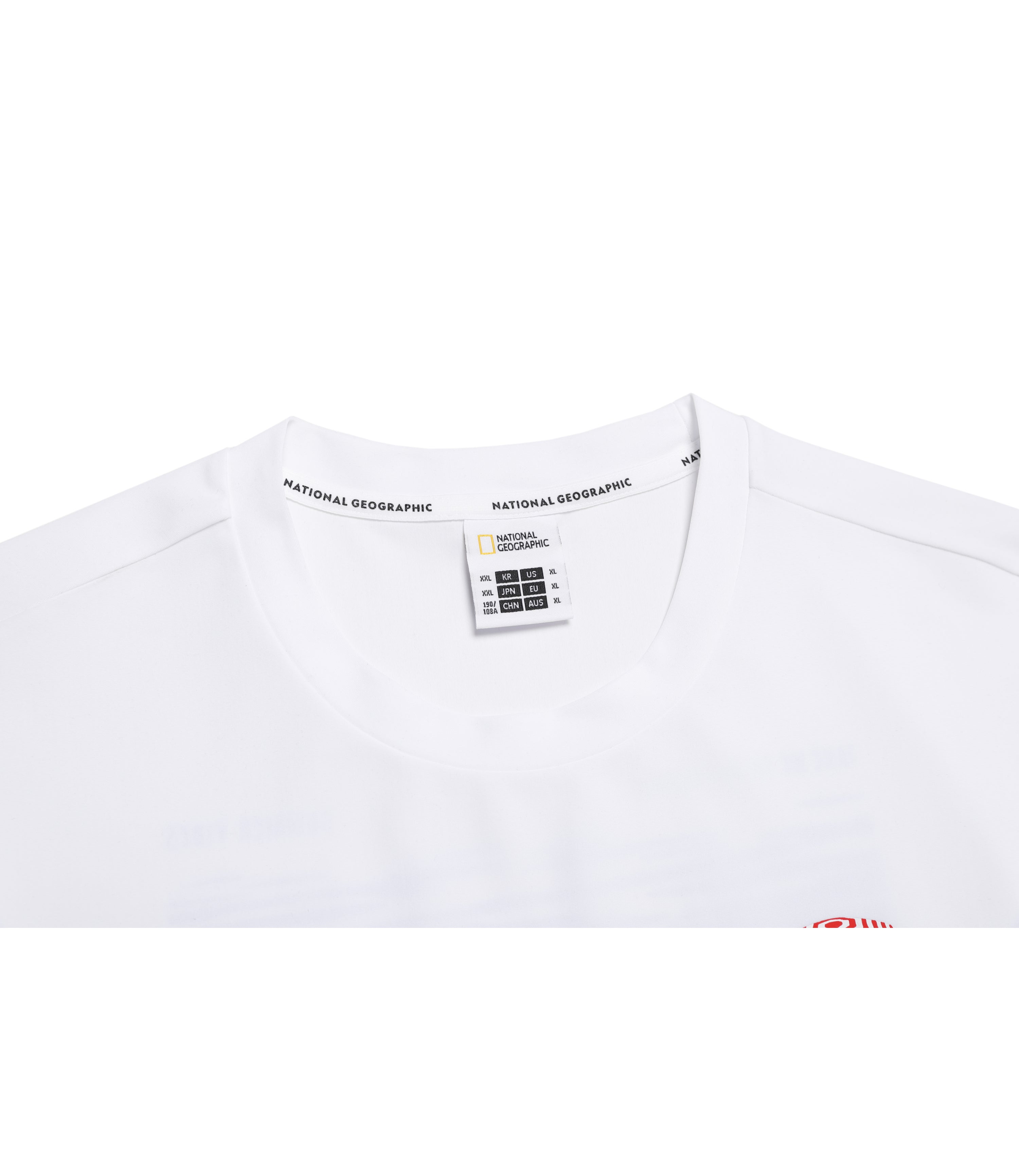 Men's Semi-Over Fit Short Sleeve Rash Guard<br>WHITE