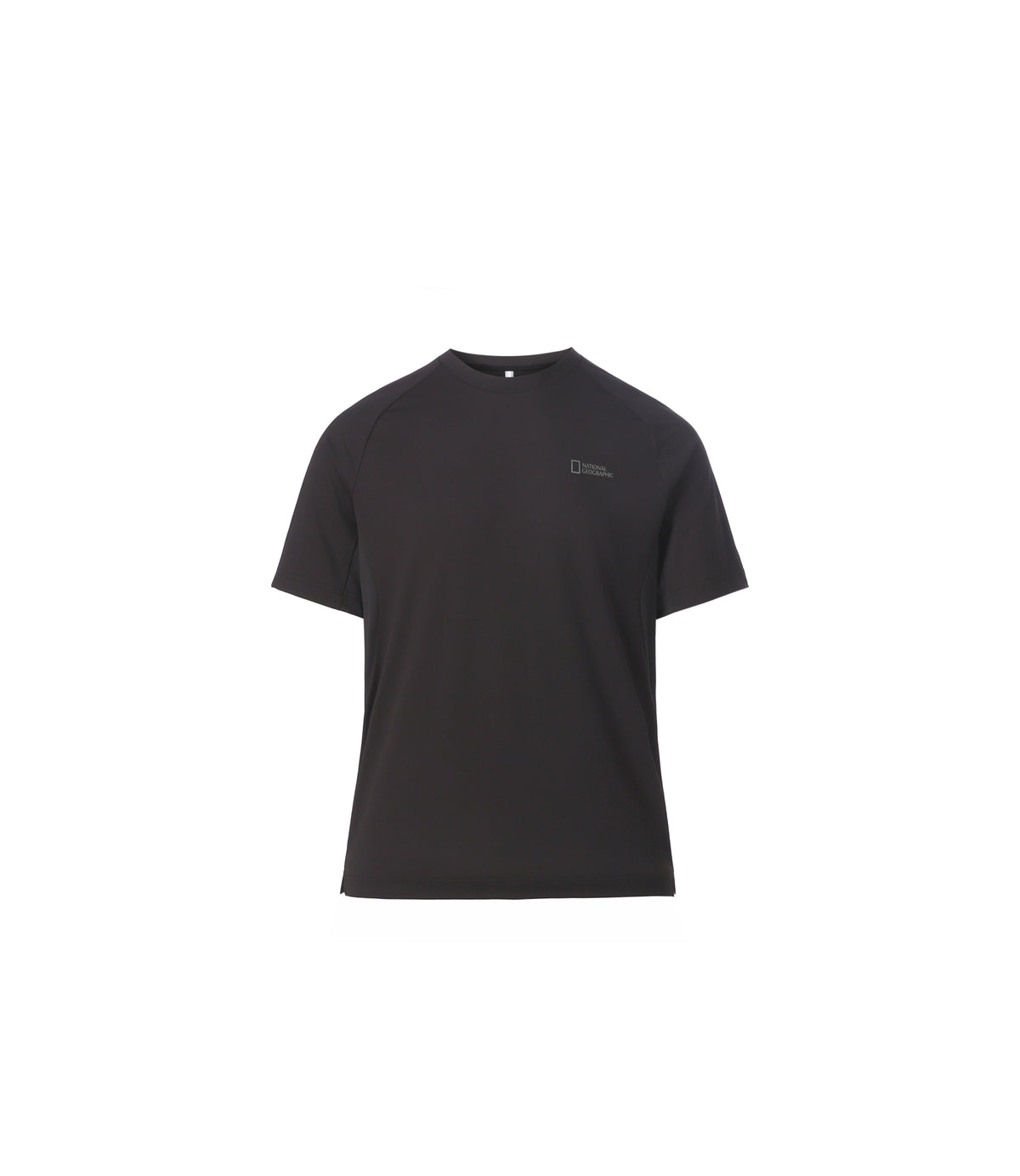 Unisex NATURE Delta Peak Color-Block Basic-Fit Short Sleeve Tee<br>BLACK