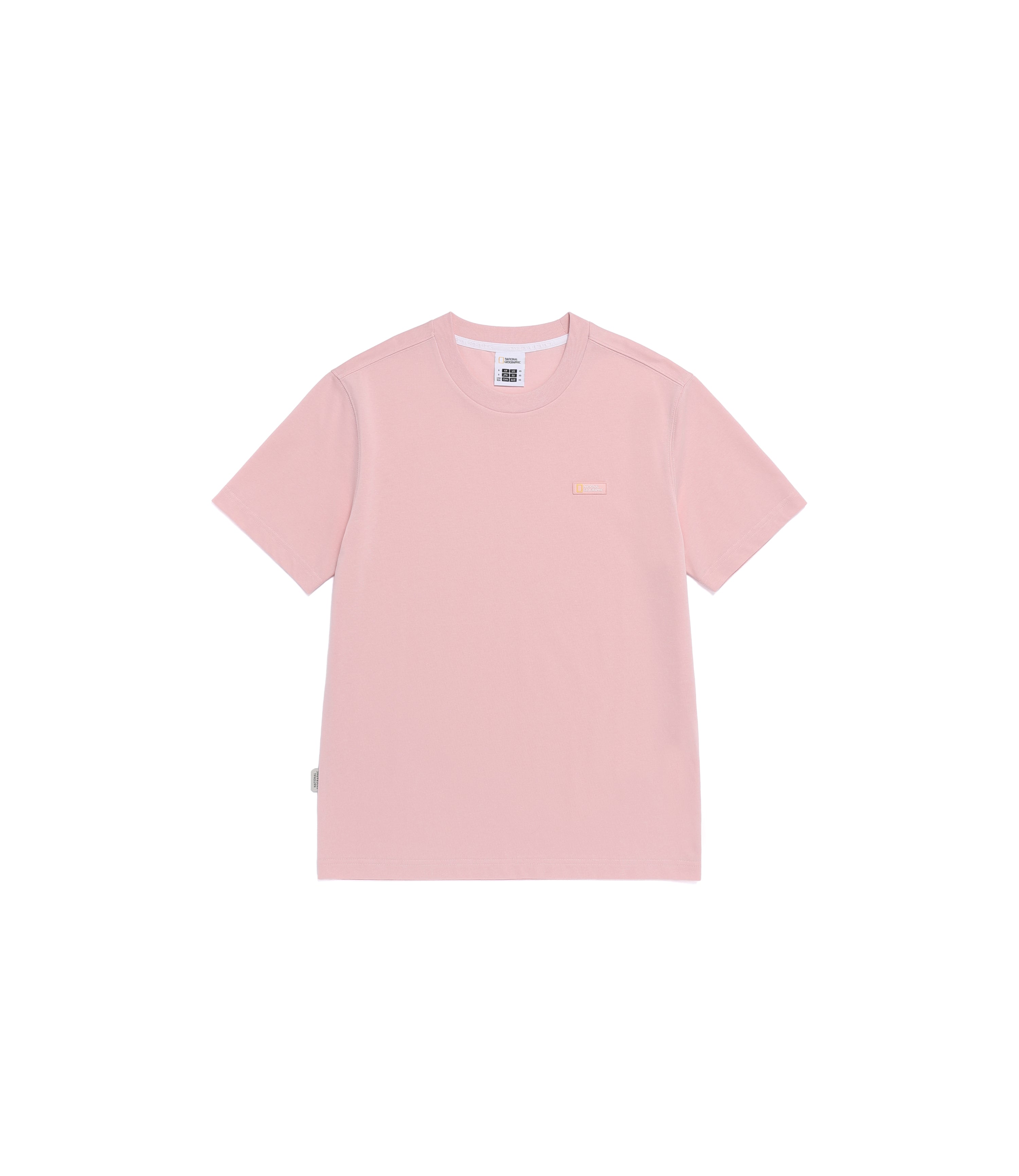 Unisex NEODY Small Logo Short Sleeve Tee<br>SILVER PINK