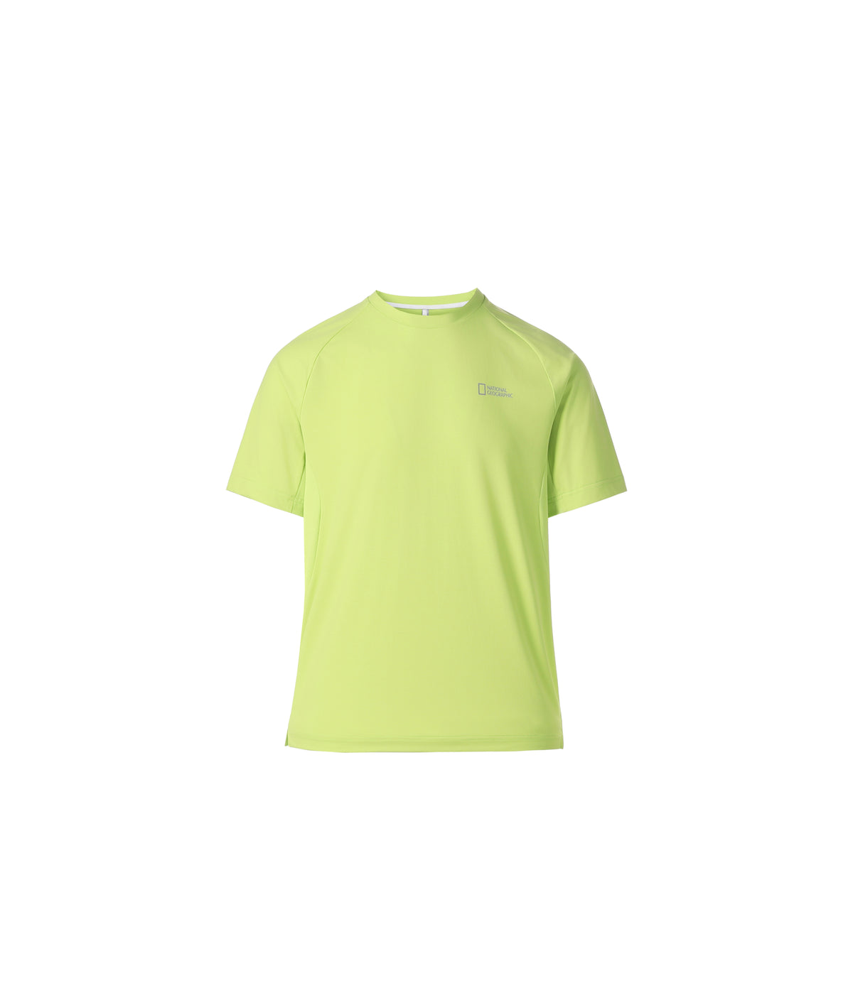 Unisex NATURE Delta Peak Color-Block Basic-Fit Short Sleeve Tee<br>GREEN GLOW
