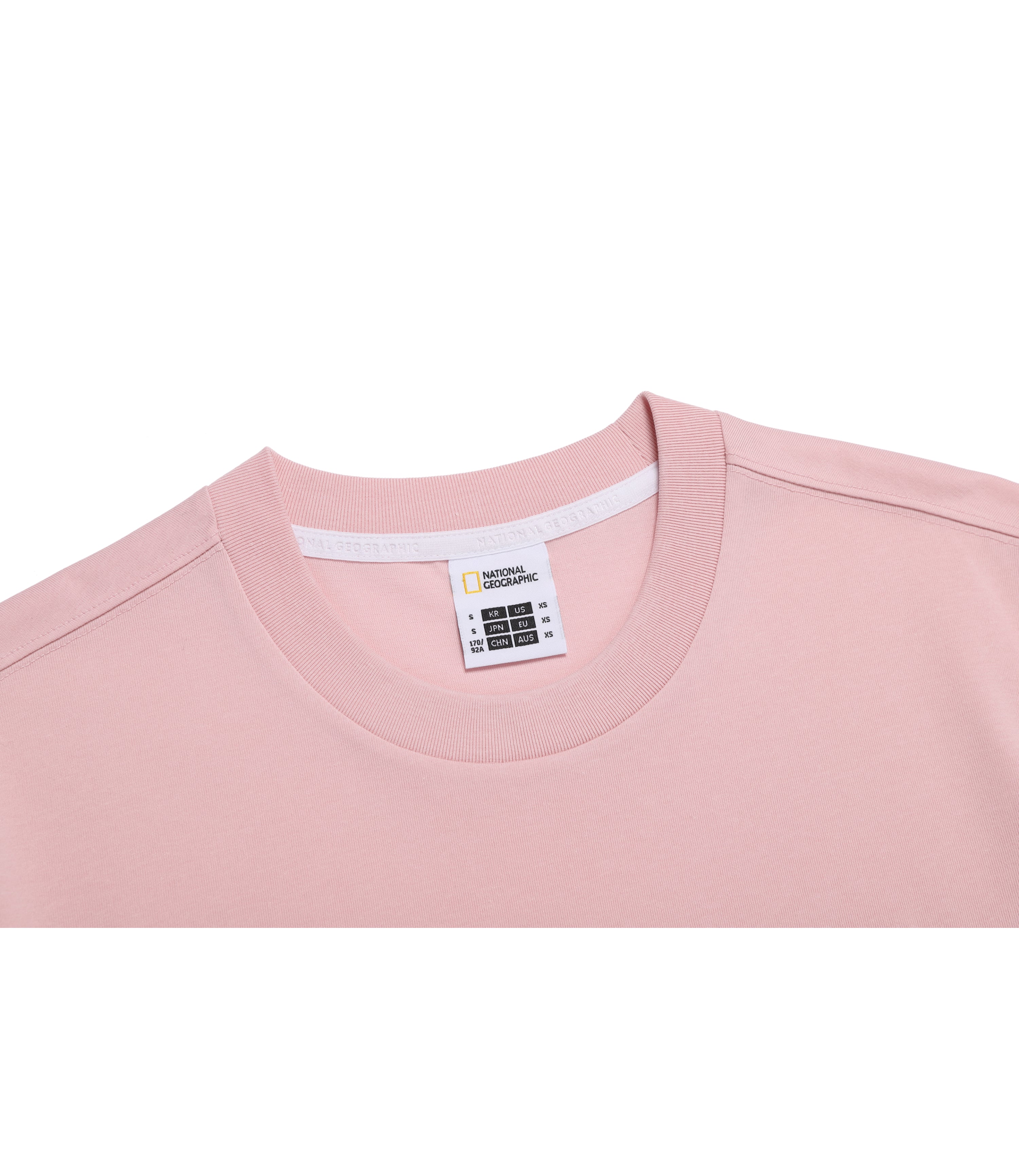 Unisex NEODY Small Logo Short Sleeve Tee<br>SILVER PINK