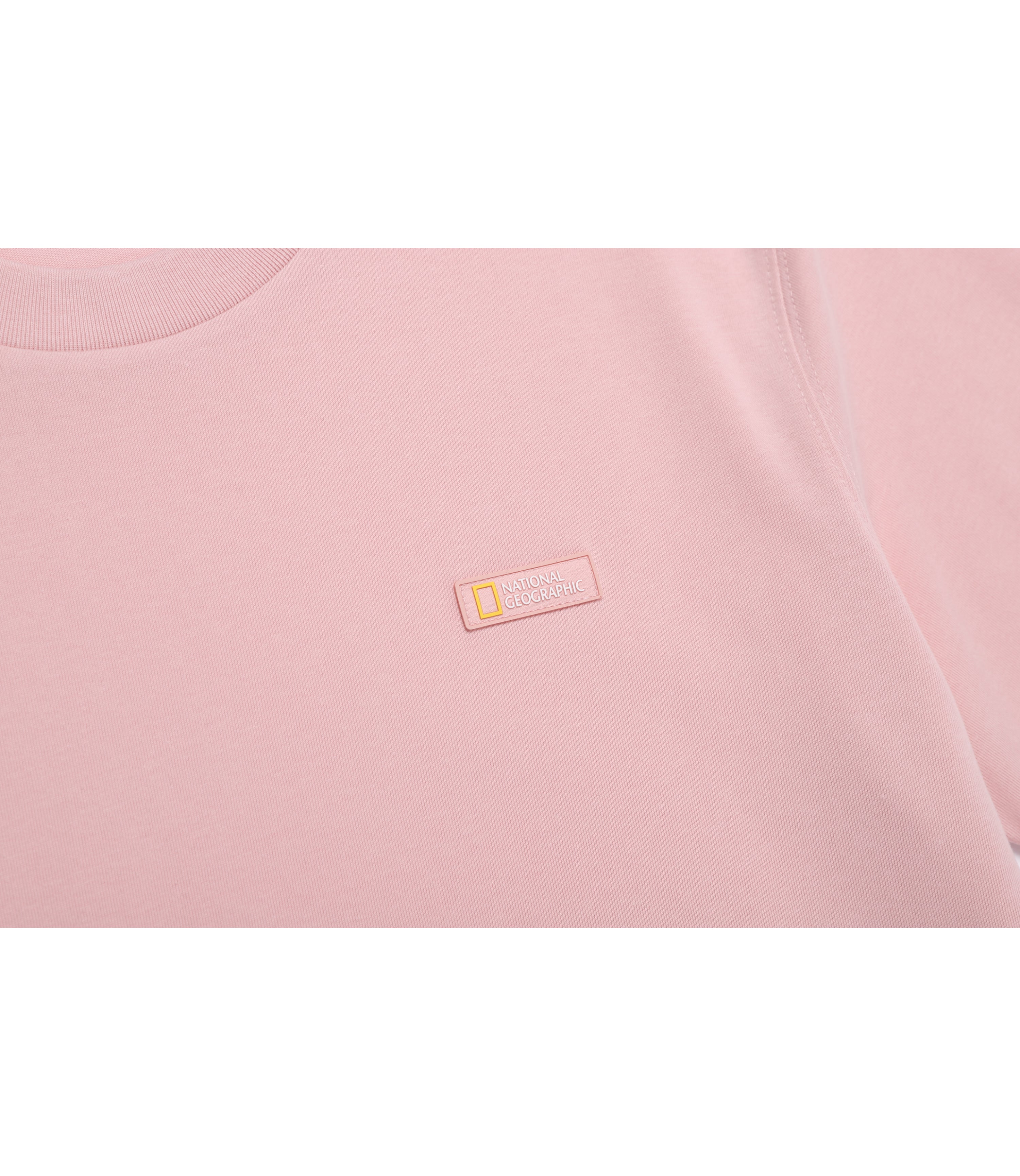 Unisex NEODY Small Logo Short Sleeve Tee<br>SILVER PINK