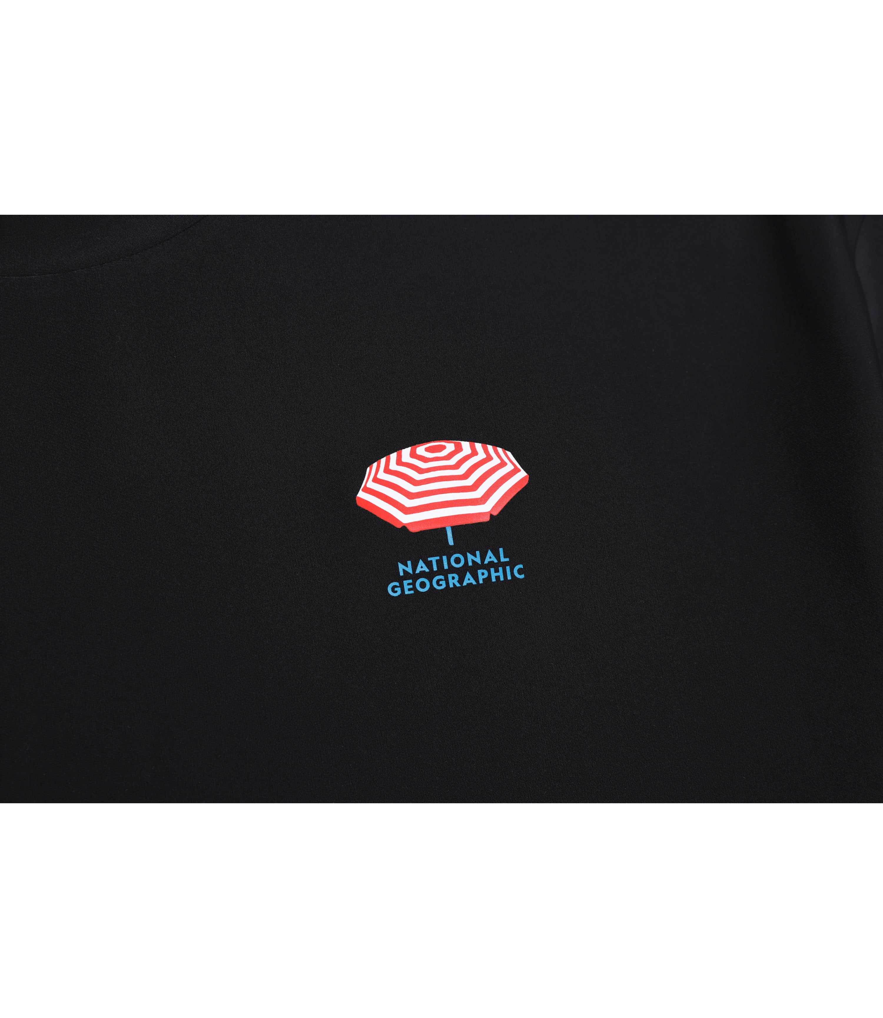 Men's Semi-Over Fit Short Sleeve Rash Guard<br>CARBON BLACK