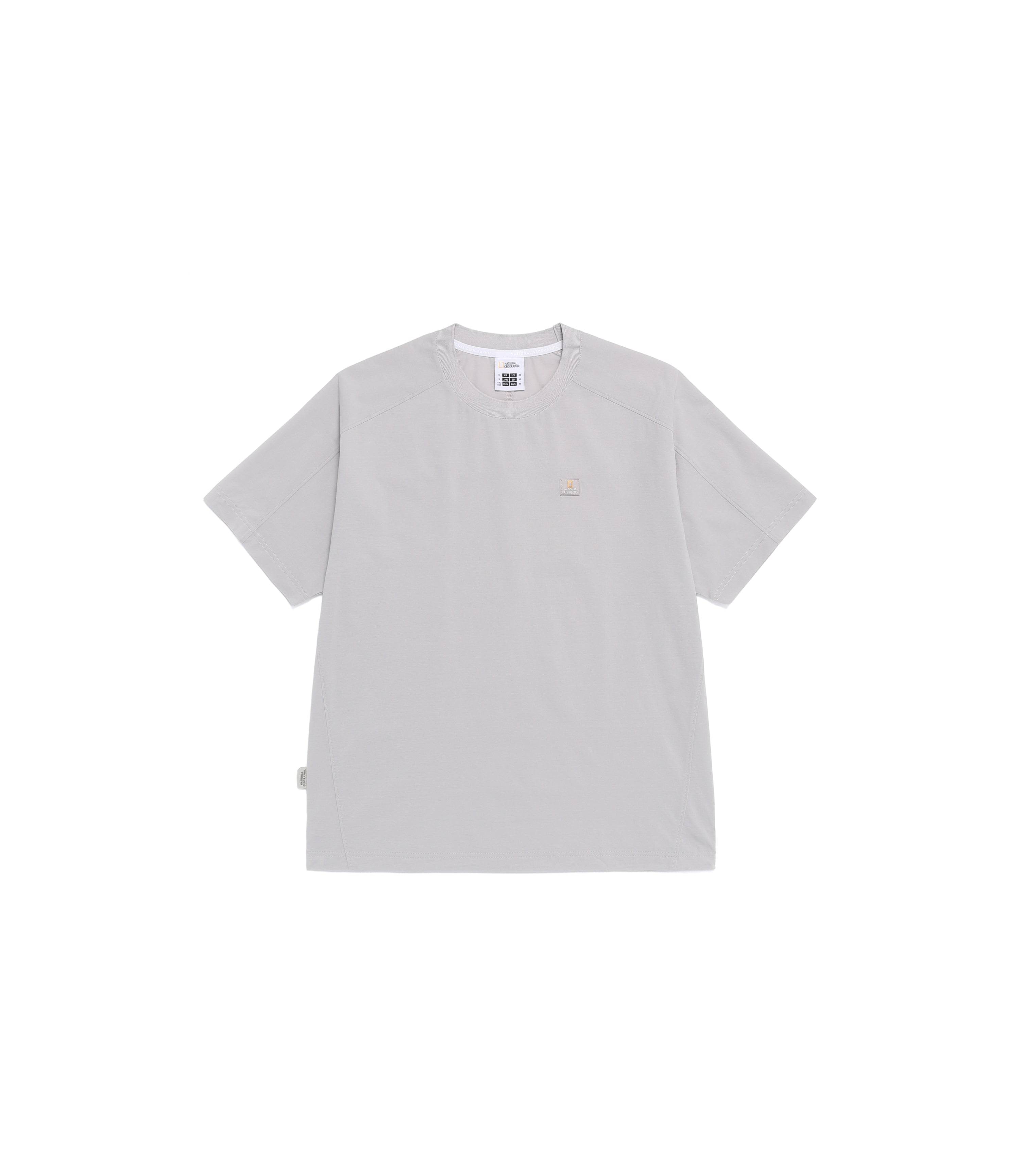 Unisex Frozen Air Semi-Overfit Short Sleeve Tee<br>L/GREY